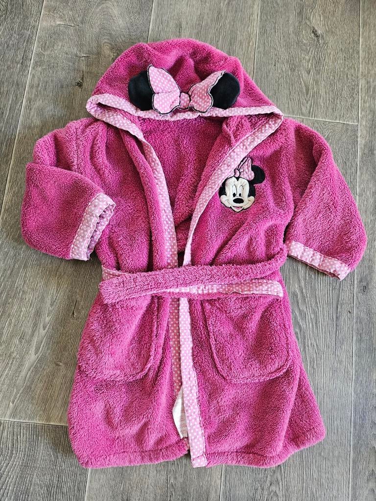 Minnie Mouse Badjas - Roze - Maat 92, Disney, Nacht- of Onderkleding, Meisje, Ophalen of Verzenden