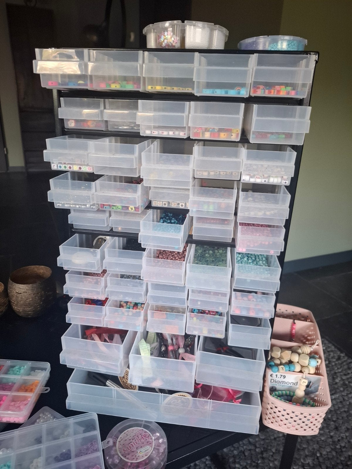 Grote collectie kralen en knutselbenodigdheden, Ophalen of Verzenden, Nieuw