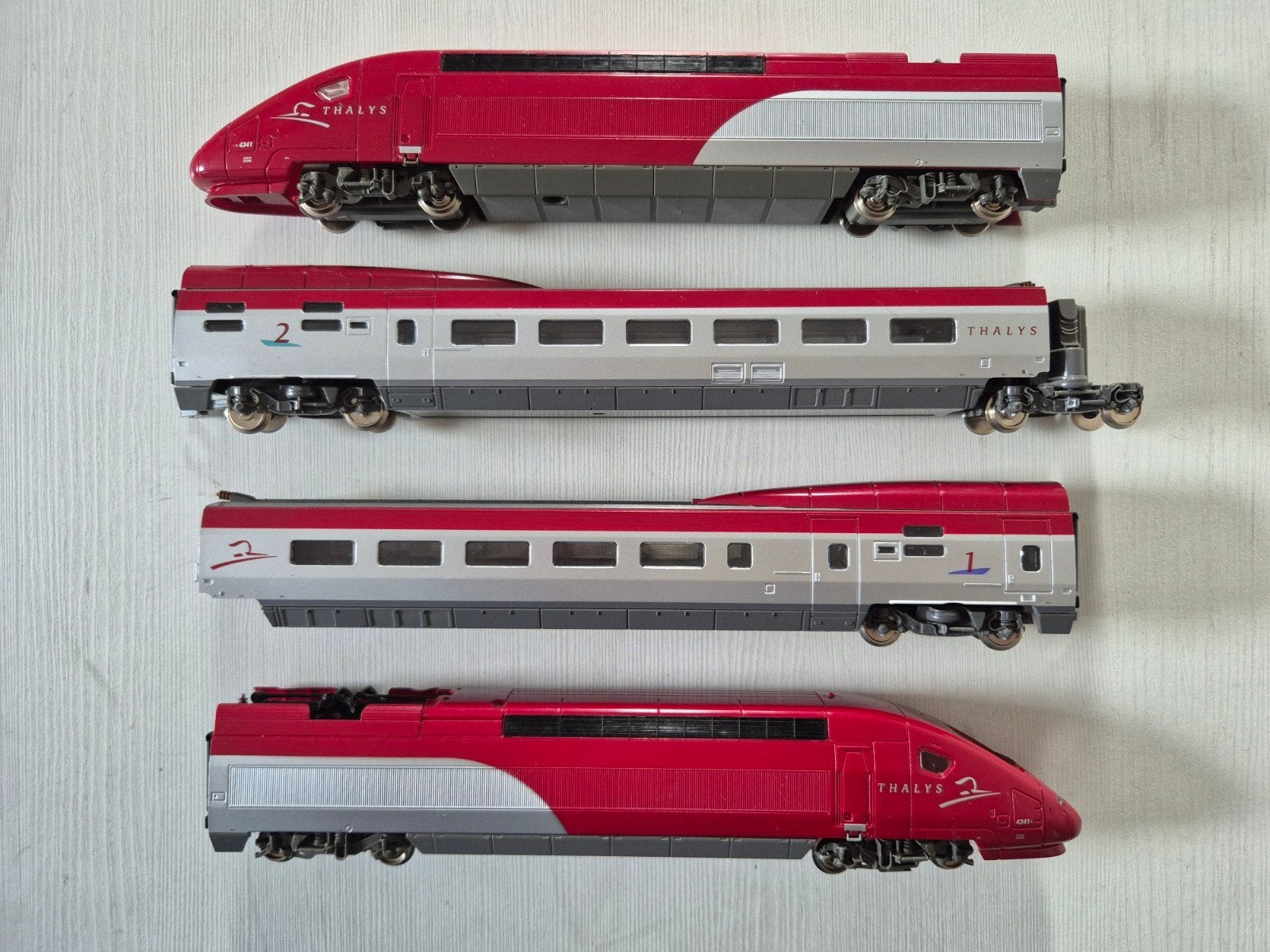 Mehano 4-delige Thalys H0, Ophalen of Verzenden, Gebruikt, Treinset