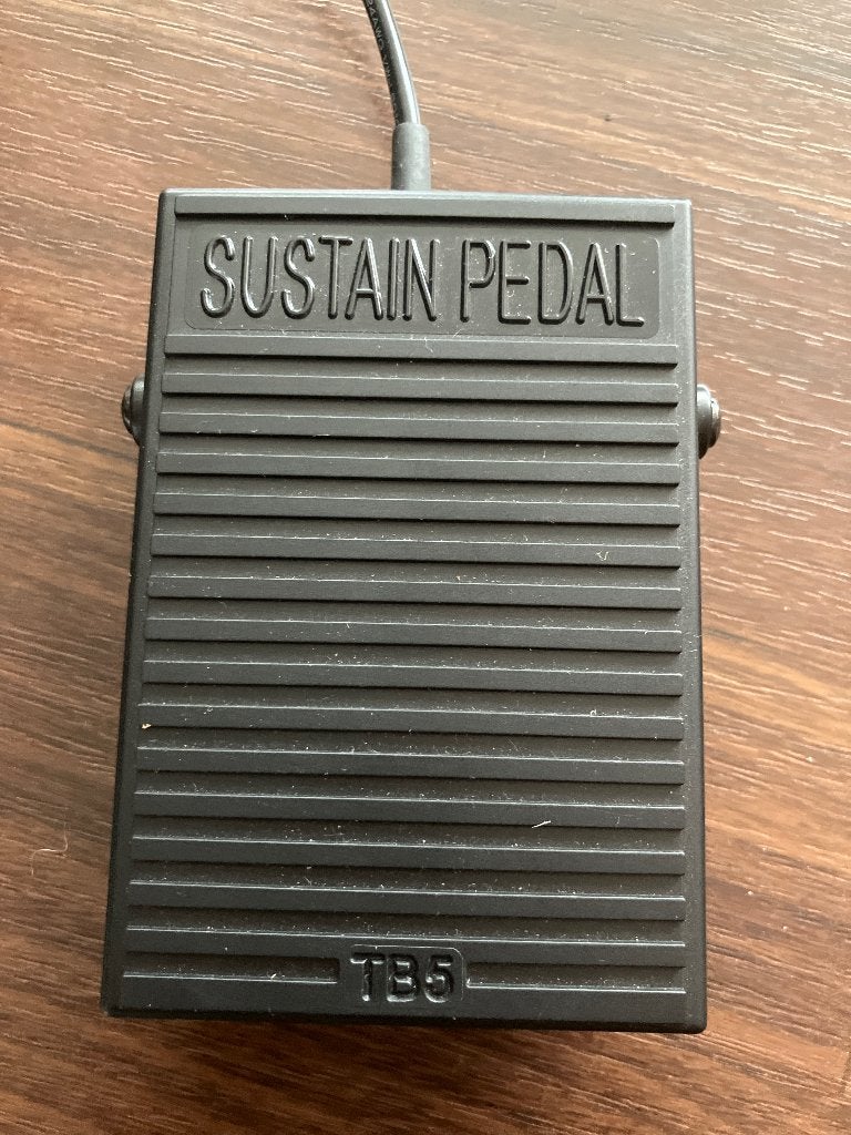 Sustain pedal tb5 met polariteitschakelaar, Verzenden, Zo goed als nieuw