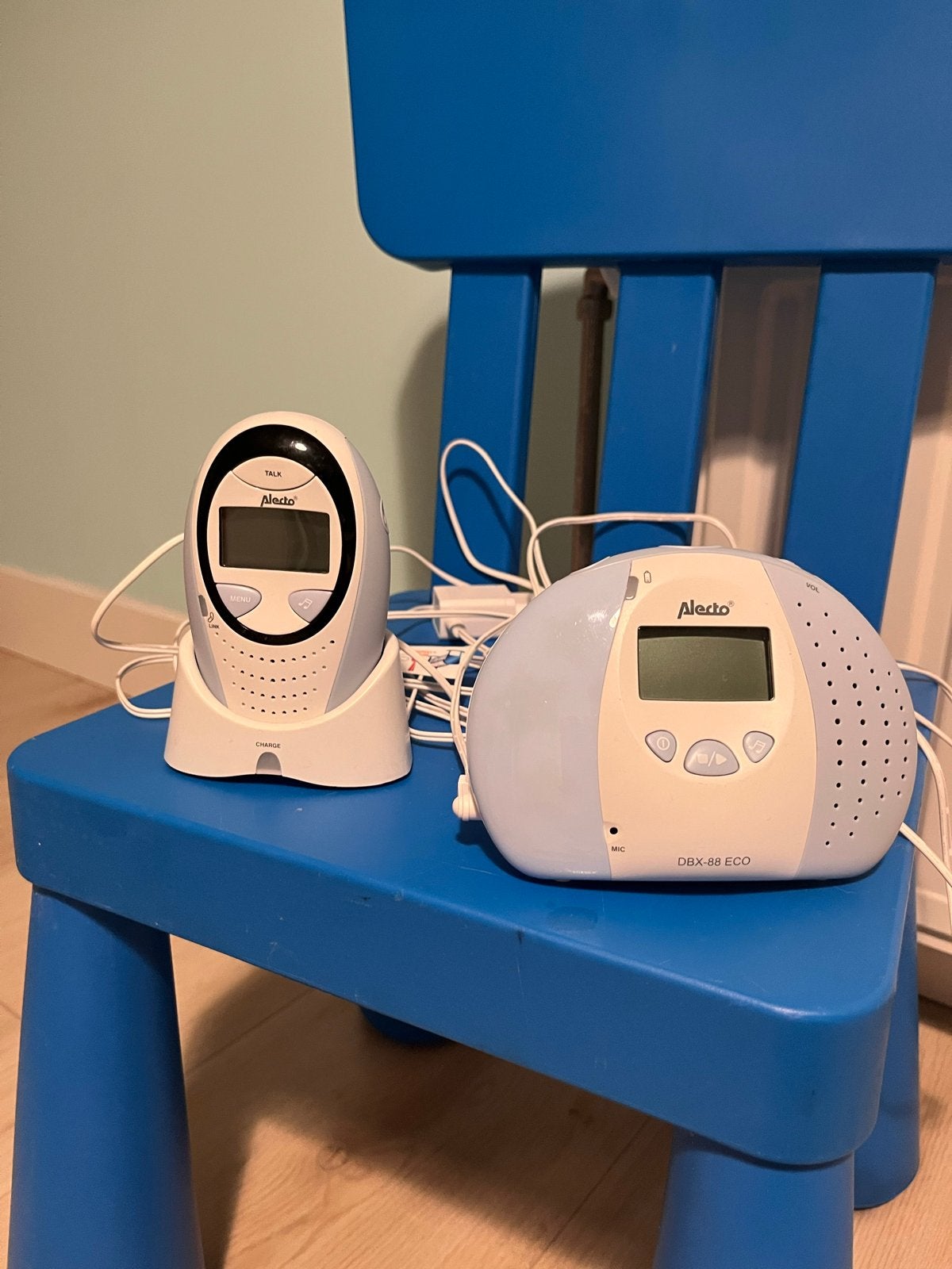 Alecto DBX-88 ECO Babyfoon en Philips Avent Flessenwarmer, Ophalen, Zo goed als nieuw, Minder dan 100 meter, Digitaal