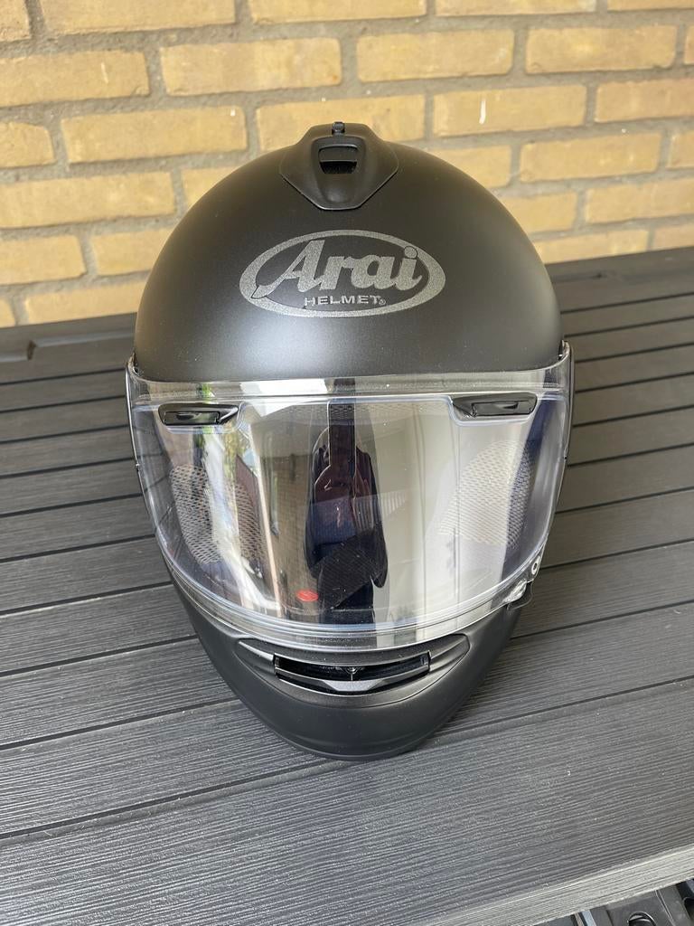 Arai Chaser-X Frosted Black helm - Zo goed als nieuw, Motoren, Ophalen, Arai, XL, Integraalhelm