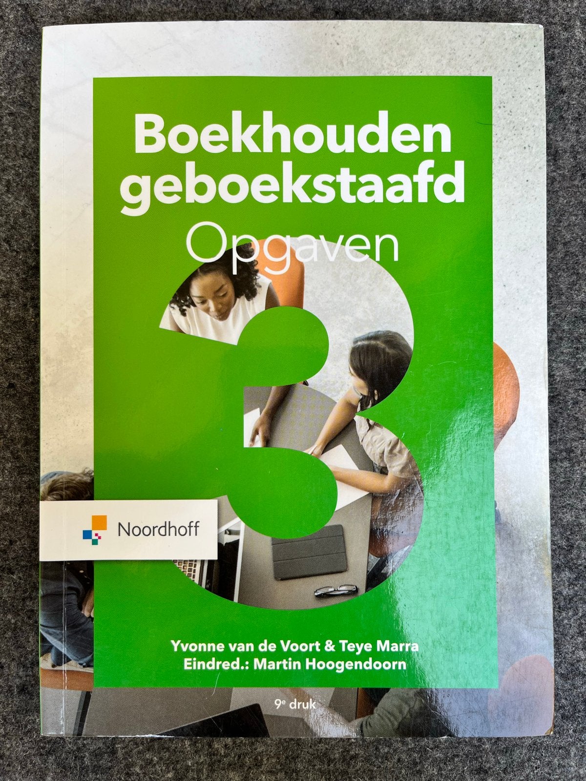 Boekhouden geboekstaafd 3 Opgaven - 9e druk, Ophalen of Verzenden, Gamma, Zo goed als nieuw, MBO