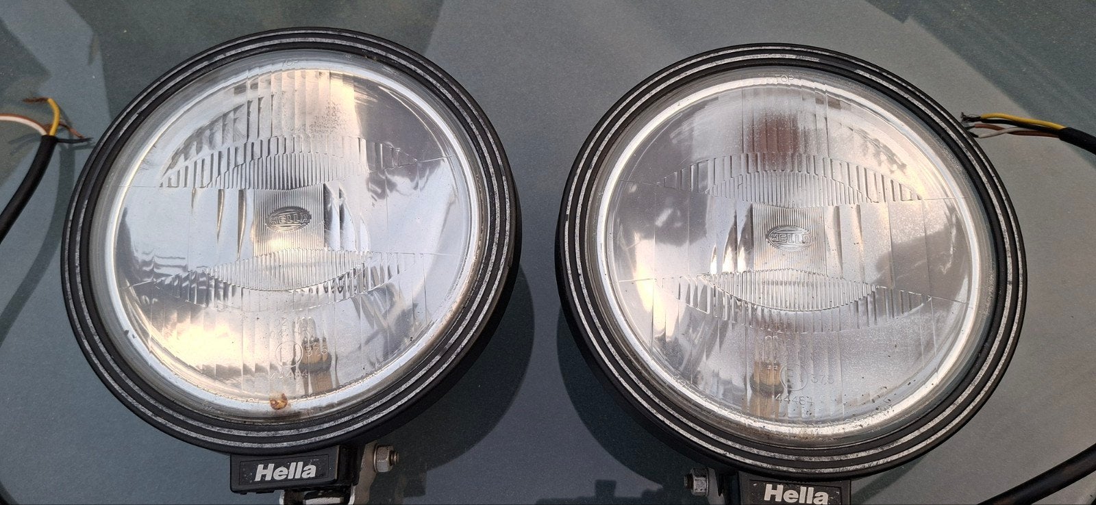 Hella Rallye 3000 Verstralers met Beschermkappen, Auto-onderdelen, Verlichting, Ophalen of Verzenden