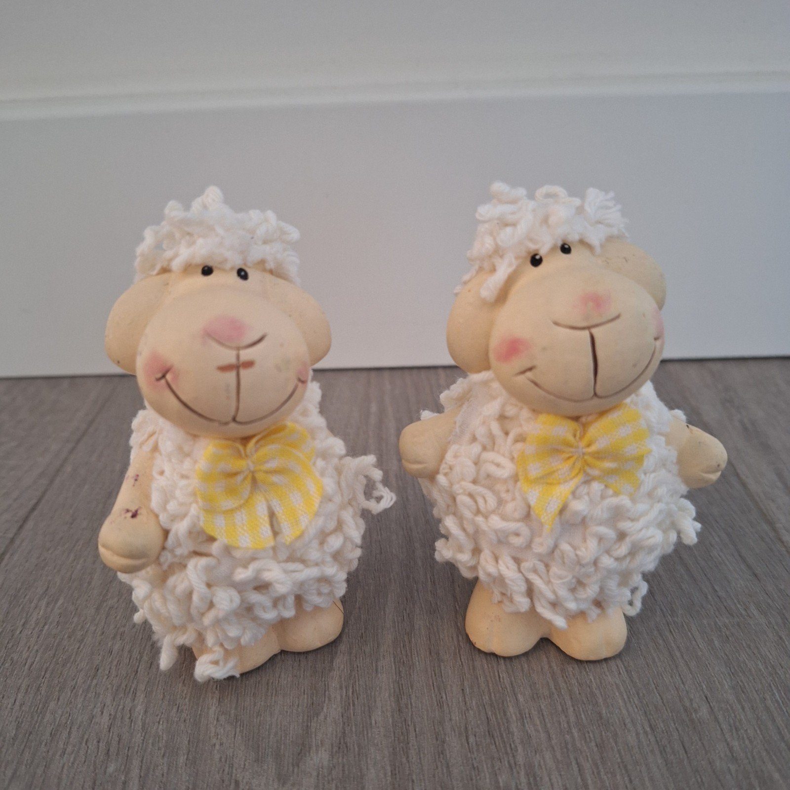 2 beeldjes schaapjes, Ophalen of Verzenden, Gebruikt