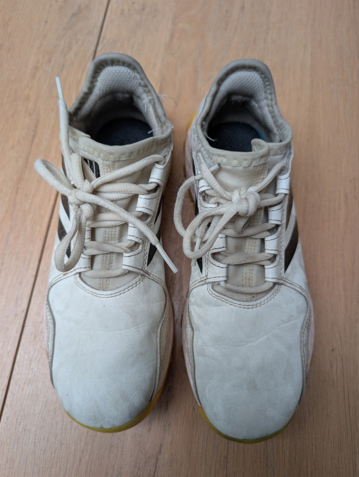 Adidas hockeyschoenen wit/zwart - Maat 37 1/3, Sport en Fitness, Ophalen of Verzenden, Gebruikt, Schoenen