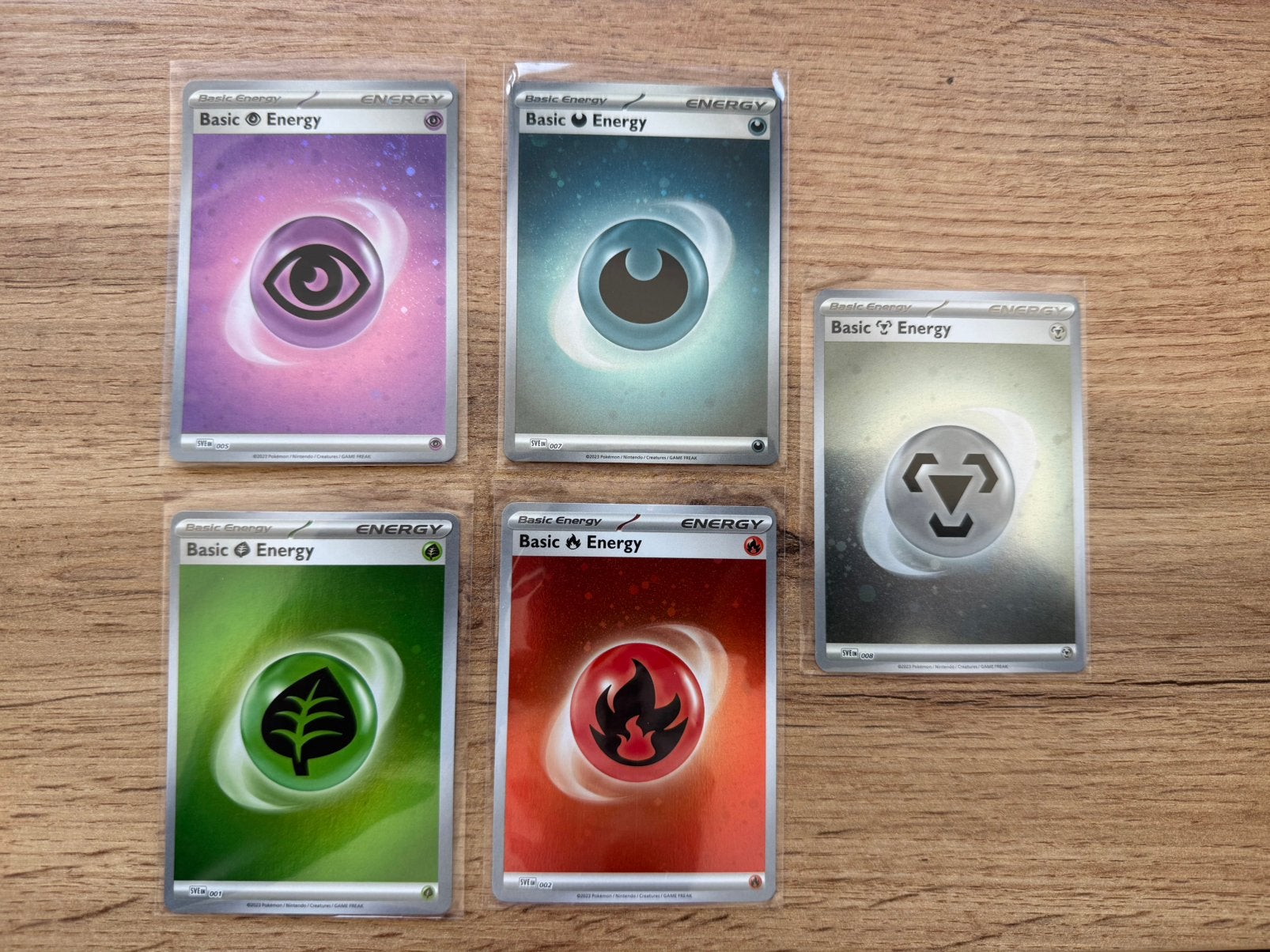 Pokemon 151, energy holos, Ophalen of Verzenden, Zo goed als nieuw