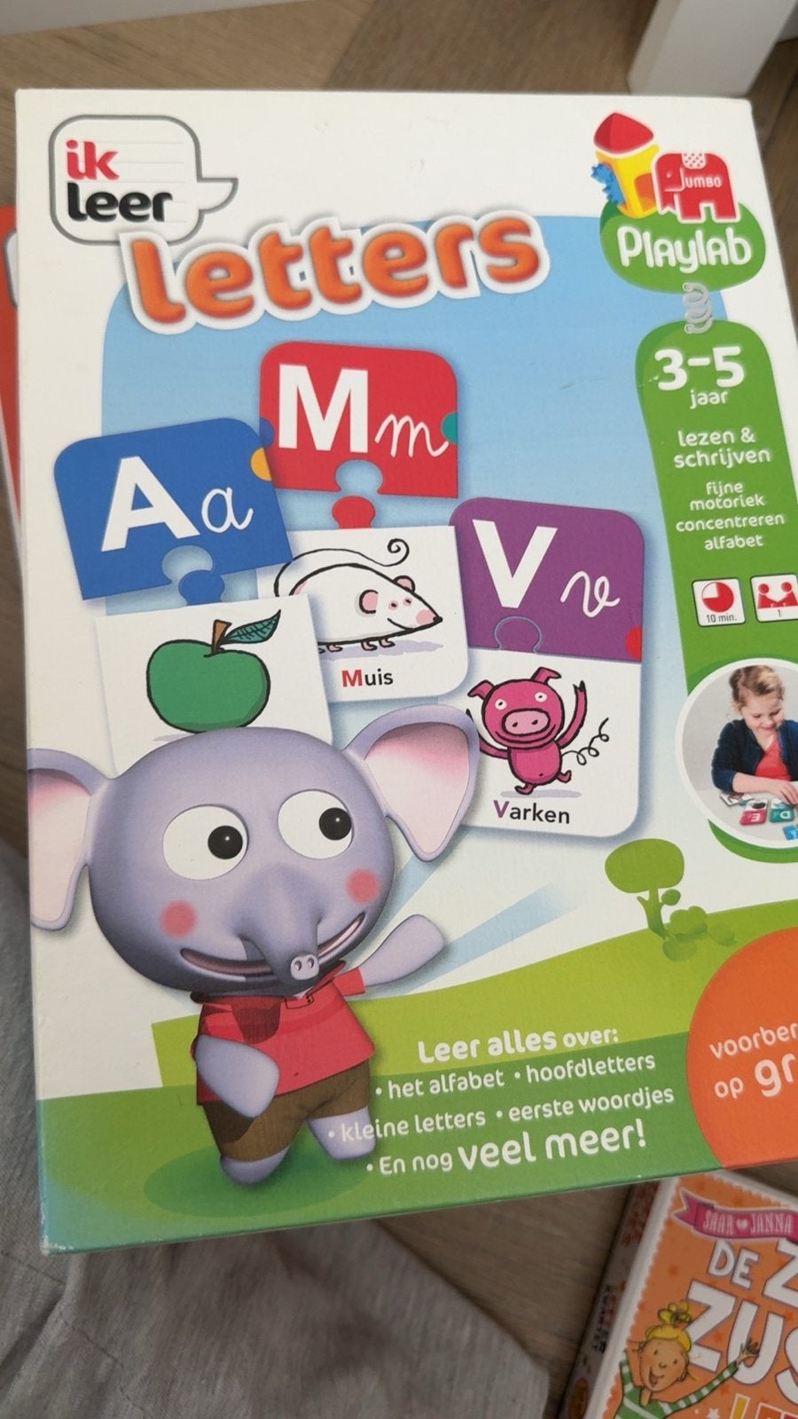 Jumbo Ik Leer Letters Playlab 3-5 jaar, Ophalen, Zo goed als nieuw, Taal en Lezen