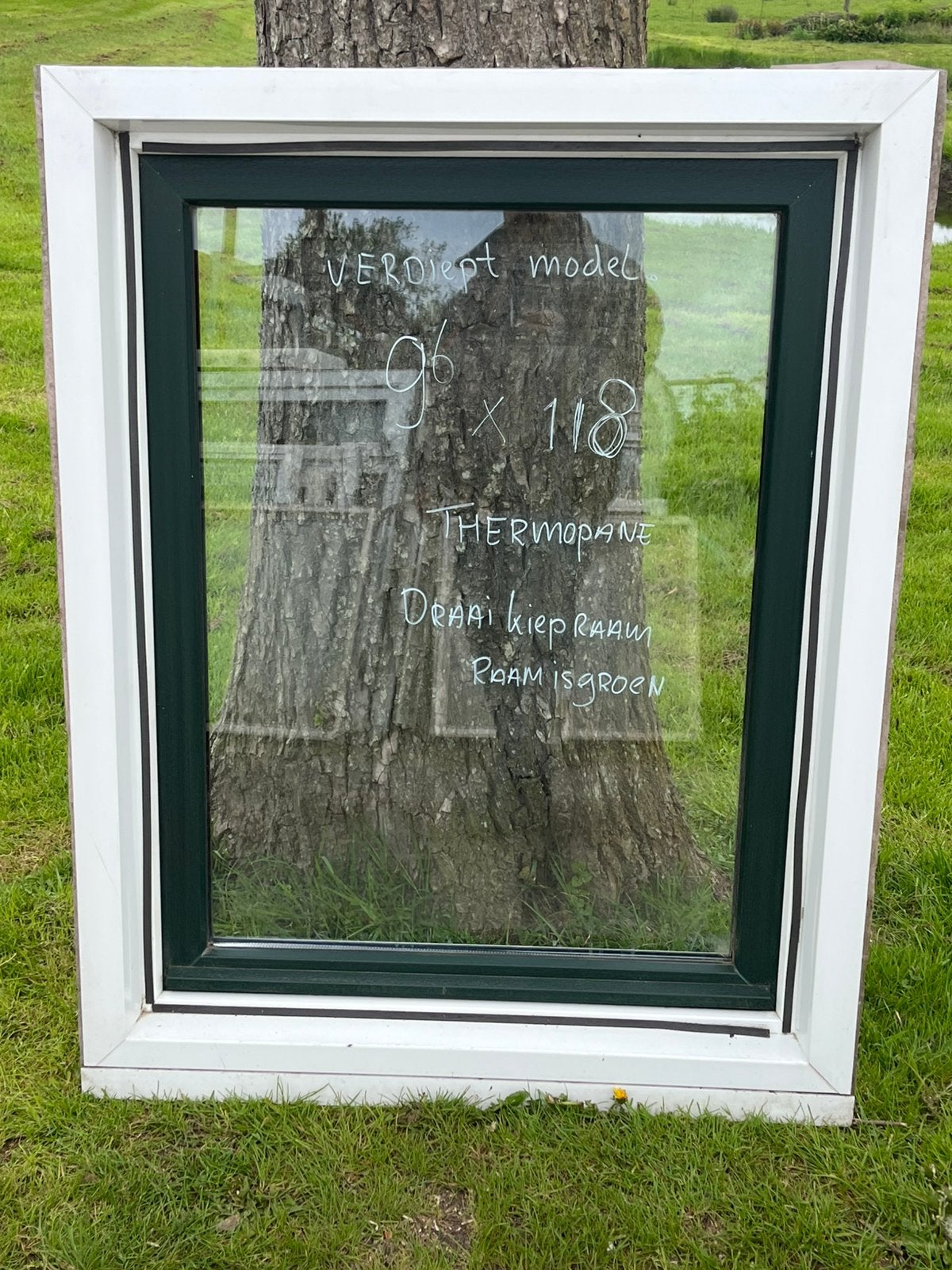 Kozijnen hout. Kunststof  en ramen.Vele soorten en maten, Ophalen of Verzenden, Zo goed als nieuw, Hout, Raamkozijn