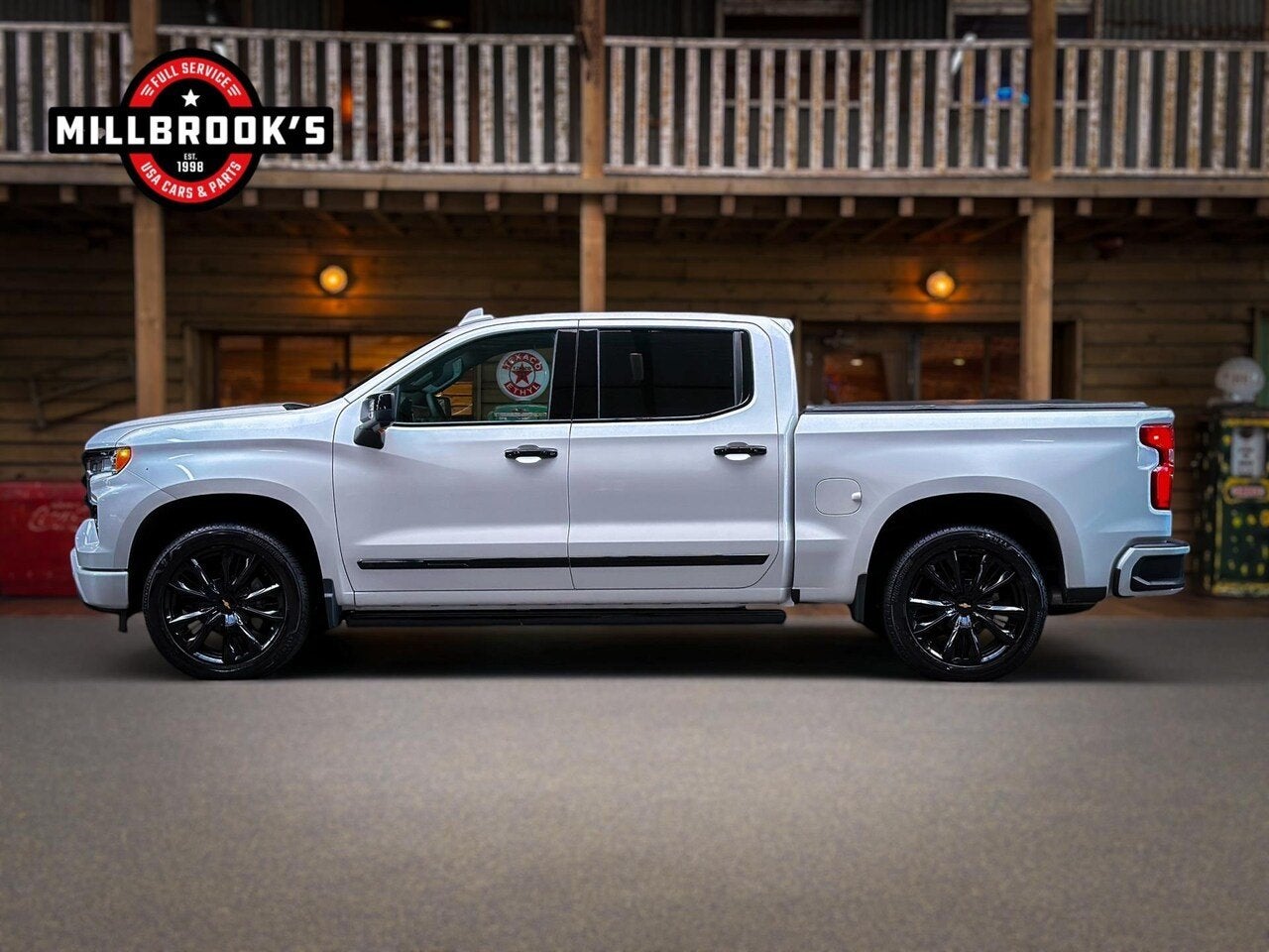 Chevrolet Silverado High Country 6.2 V8 420 PK, BPM VRIJ, Bl, Automaat, 8 cilinders, Wit, Leder