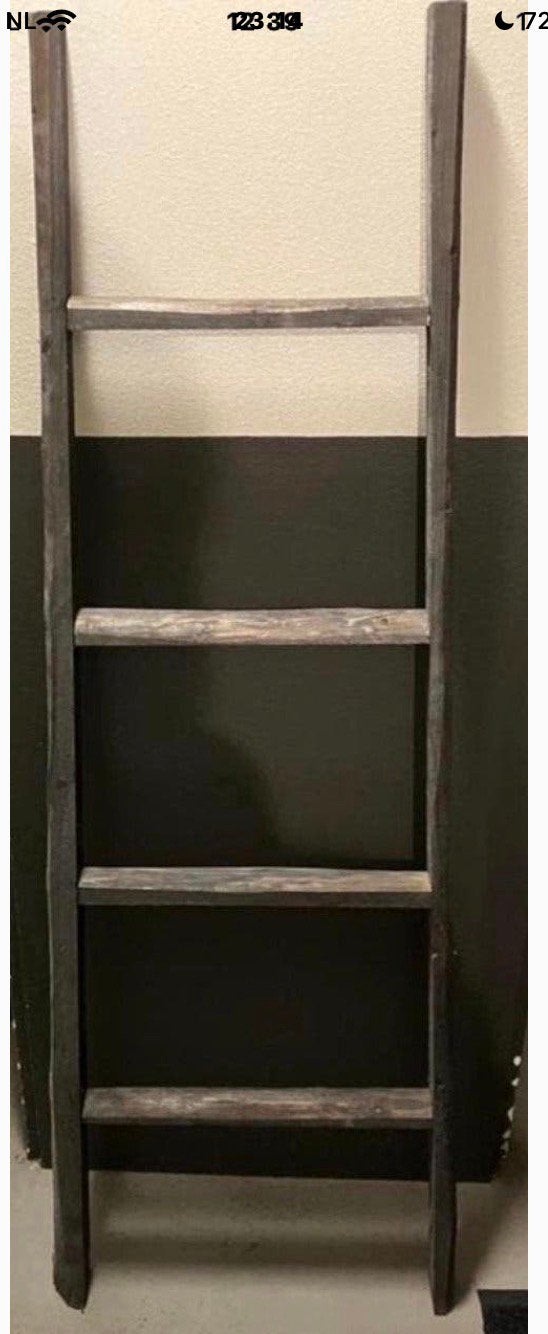 Long Island Living Decoratie ladder Deco trap, Ophalen of Verzenden, Zo goed als nieuw, Hout