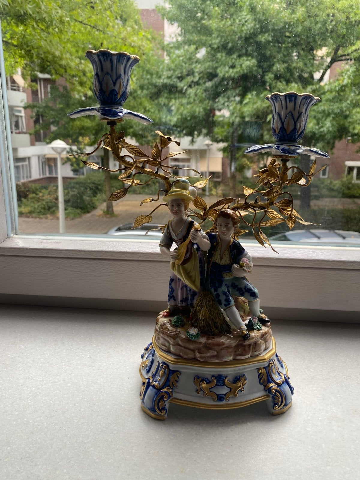 Capodimonte italian porselein figuren Giulia Mangani, Ophalen, Keramiek of Aardewerk