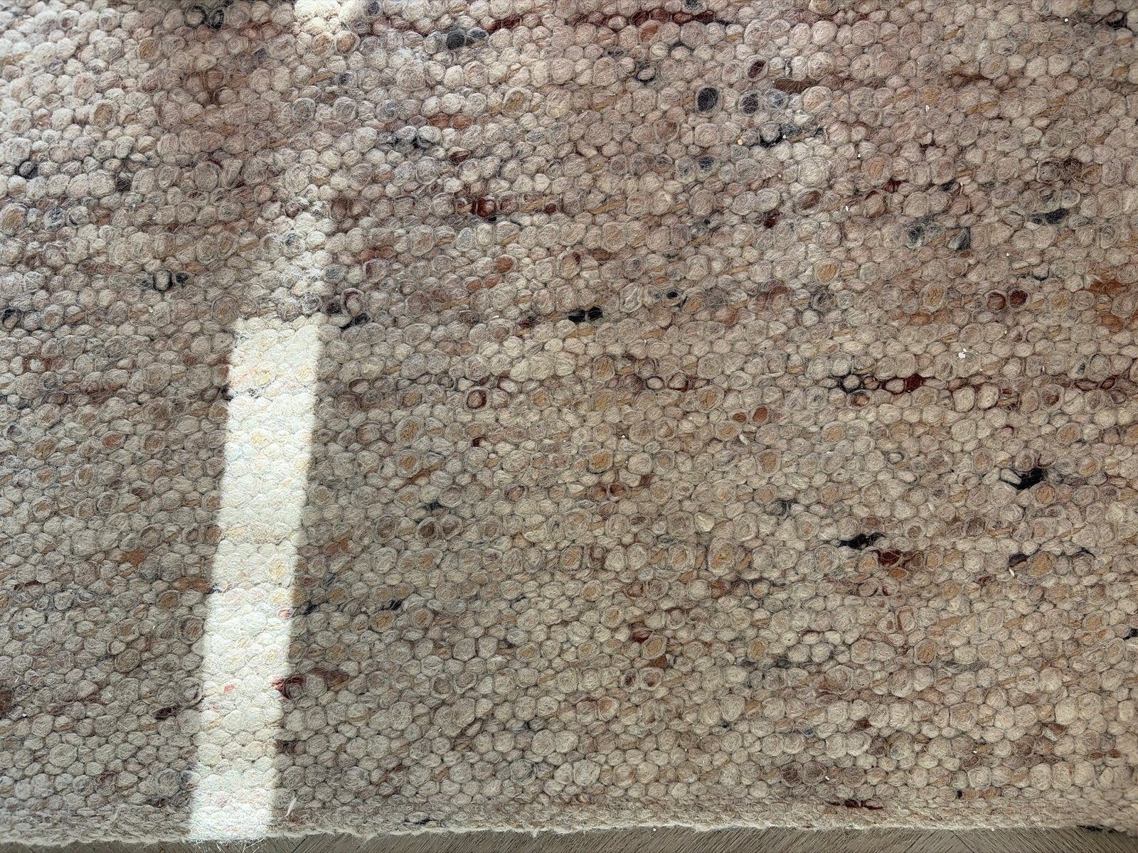 Groot vloerkleed, beige, 2x3 meter, Ophalen, Gebruikt, Beige, 200 cm of meer