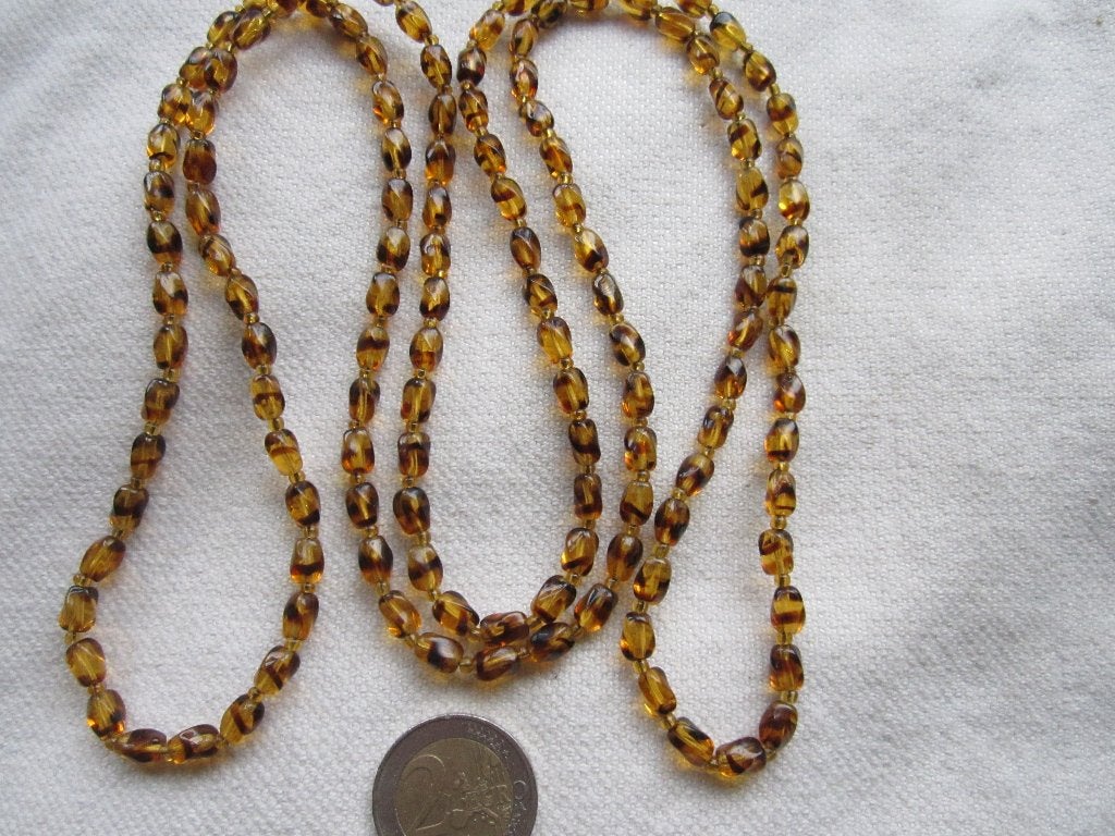 5.  Schitterende oude ketting Bohemen,  115cm, Ophalen, Overige materialen, Ketting