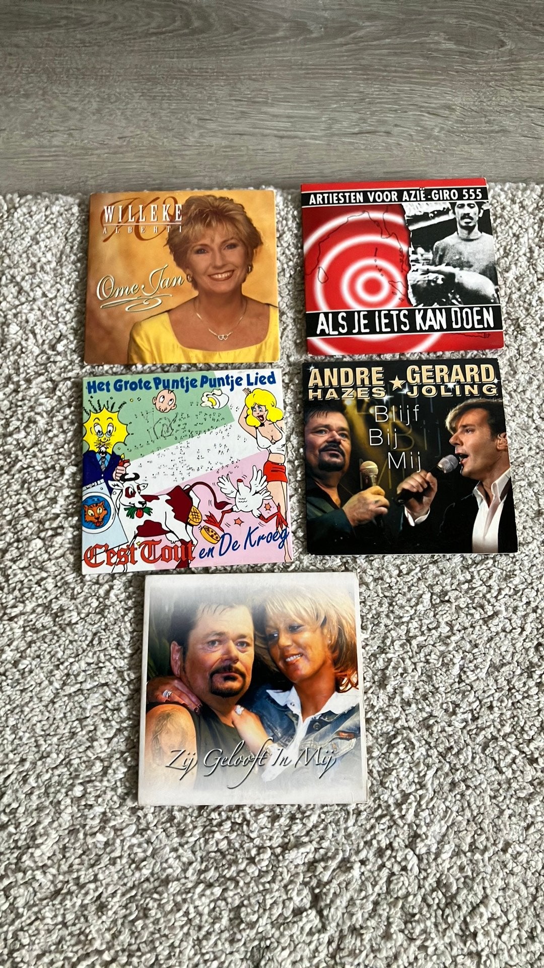 16 Nederlands talige CD singles., Cd's en Dvd's, Cd's | Nederlandstalig, Ophalen of Verzenden, Zo goed als nieuw, Levenslied of Smartlap