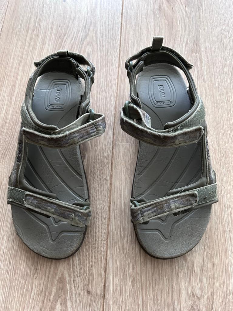 Teva sandalen maat 36 - Groen, Ophalen of Verzenden, Gedragen, Groen, Sandalen of Muiltjes