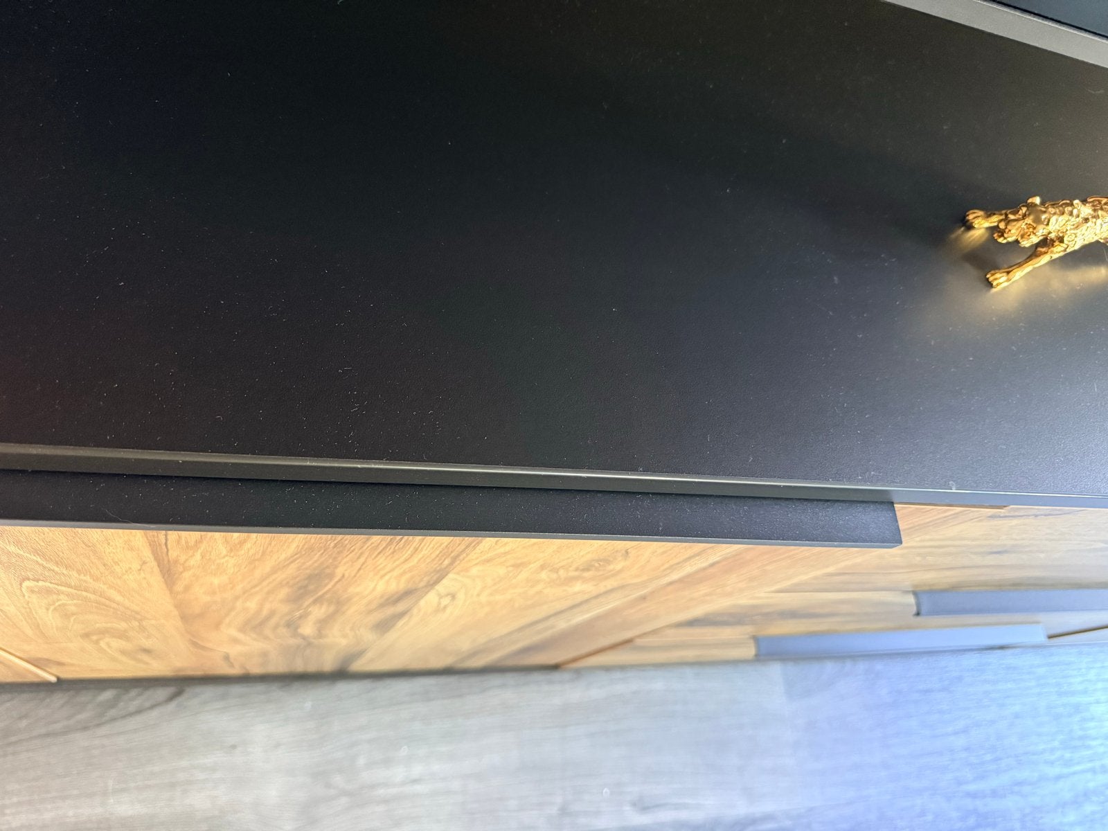 Grote mango houten kast - tv meubel of dressoir, Ophalen, Gebruikt, 150 tot 200 cm, Minder dan 100 cm