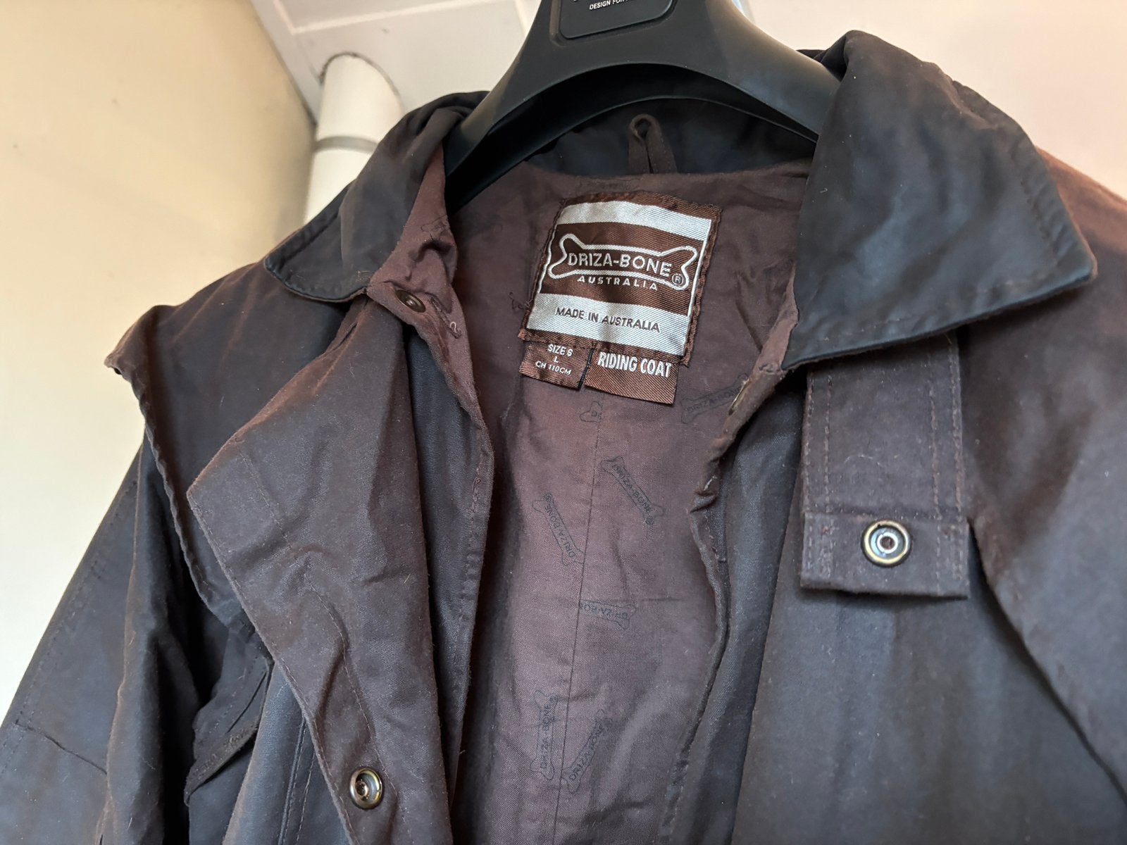 Driza-Bone riding coat maat L, Ophalen of Verzenden, Zo goed als nieuw, Maat 42/44 (L), Bruin