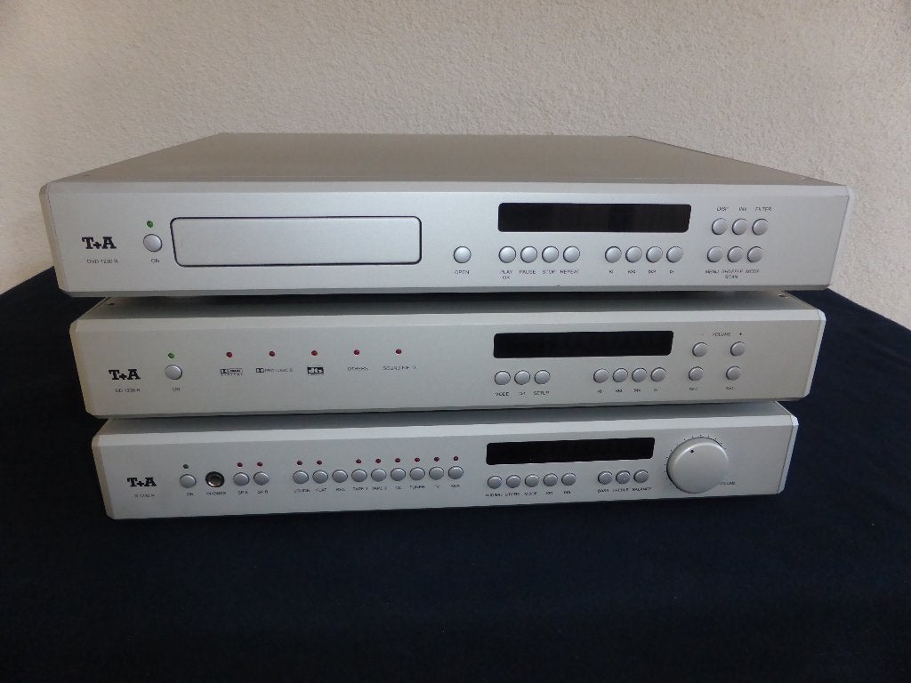 T+A 5.1 DVD-versterker set R 1230, DD 1230, DVD 1230, Zo goed als nieuw, 120 watt of meer, Ophalen, Overige merken