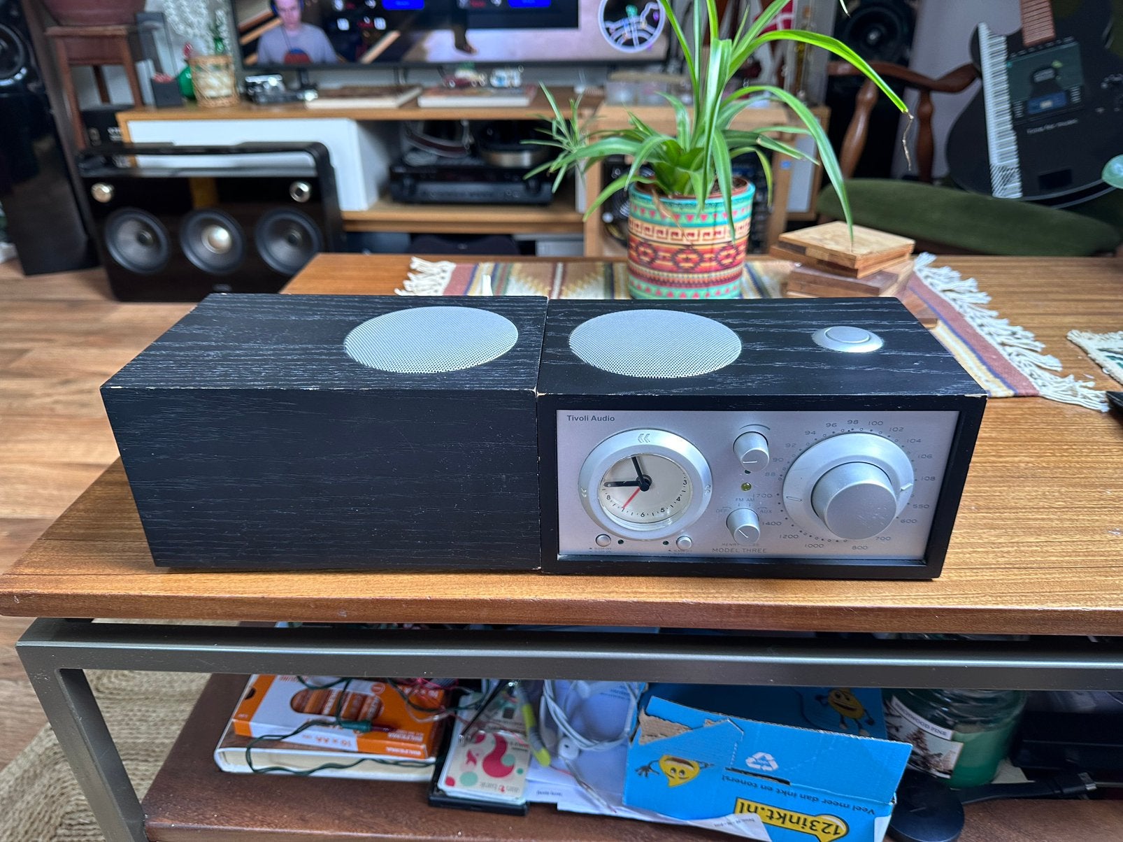 Tivoli Audio Model 3 Stereo Set in Zwart, Ophalen, Gebruikt, Radio