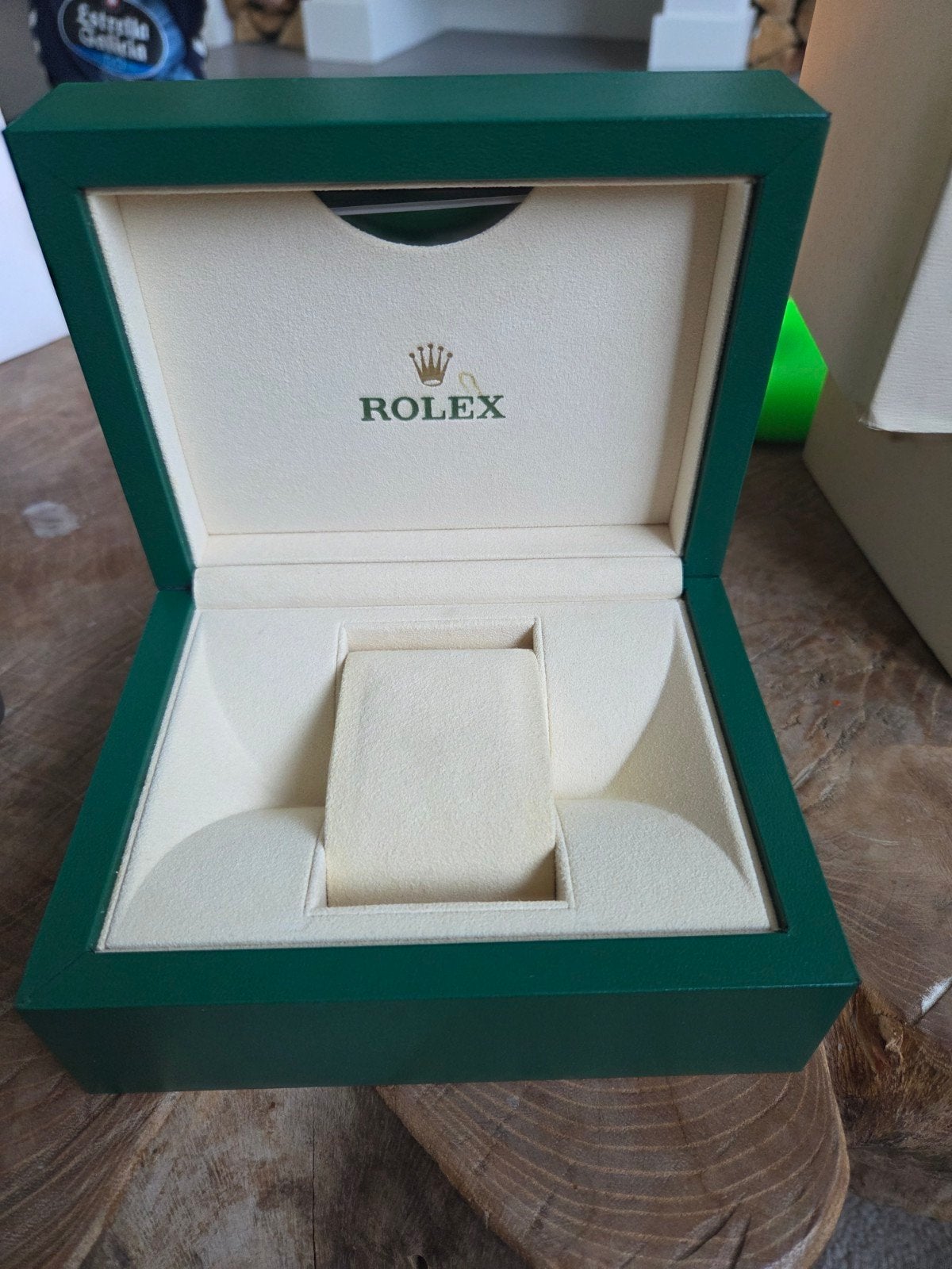 Rolex Horlogedoos - Groen - Origineel, Sieraden, Tassen en Uiterlijk, Horloges | Antiek, Overige merken, Overige materialen, Polshorloge