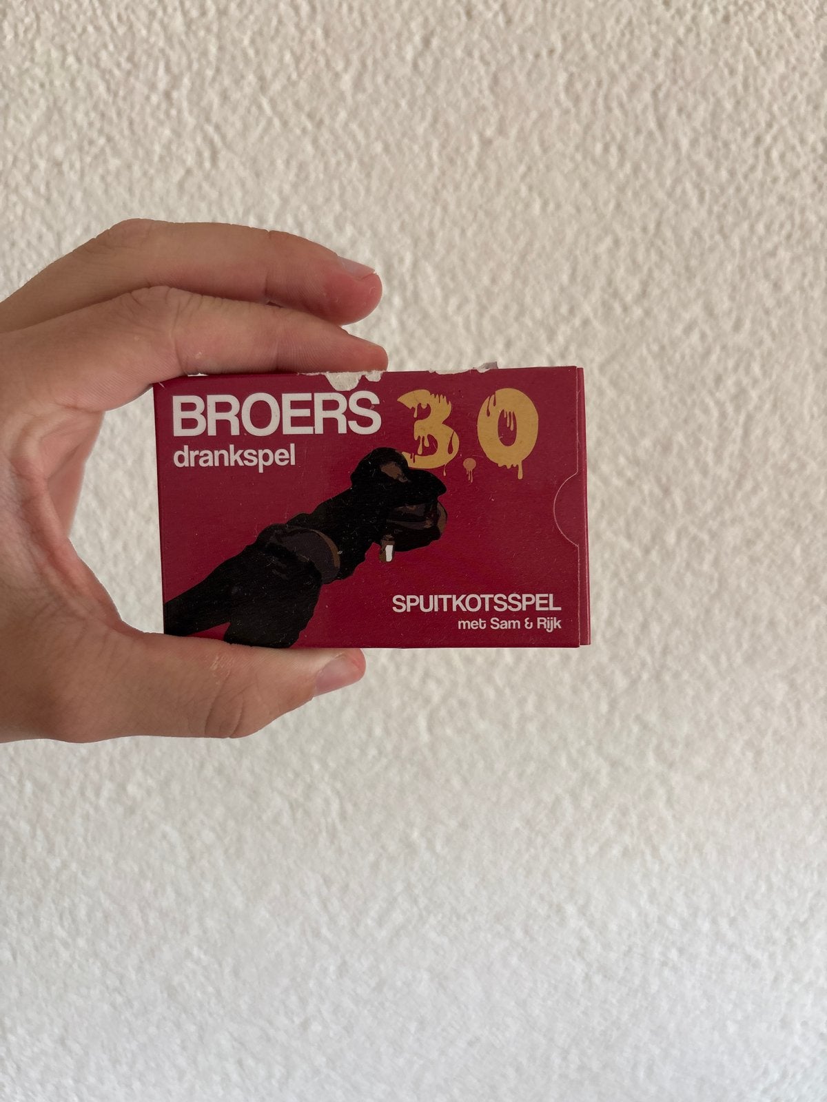 Broers 3.0 Drankspel - Spuitkotstspel met Sam & Rijk, Hobby en Vrije tijd, Gezelschapsspellen | Kaartspellen, Ophalen of Verzenden