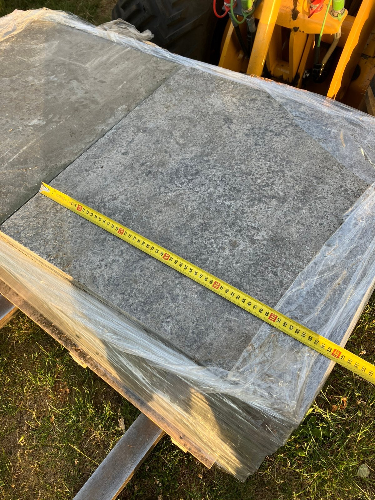 Chinese hardsteen 60x60 €20,- per m2, Ophalen, Gebruikt, Terrastegels, Natuursteen