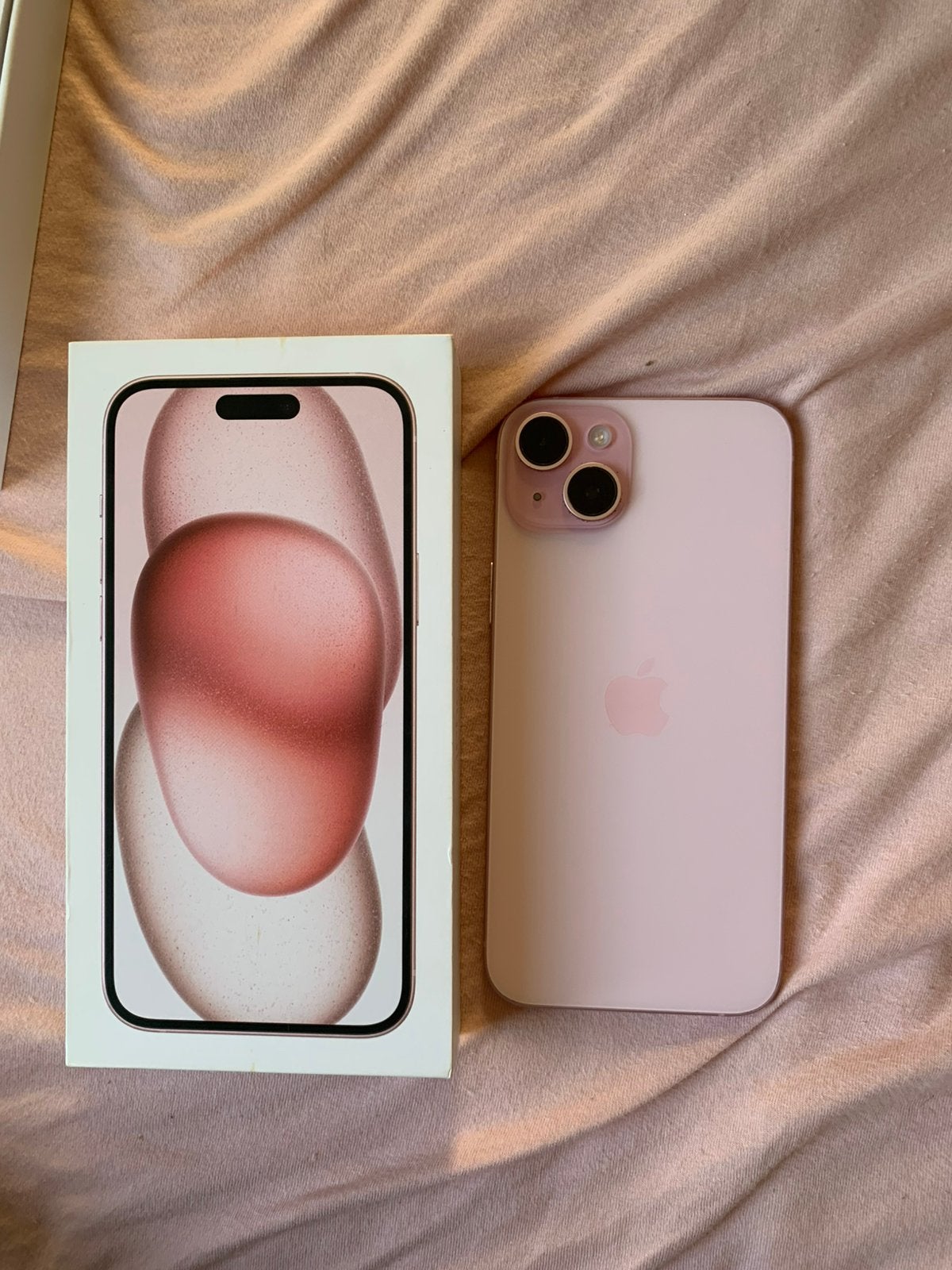Iphone 15 plus roze 128 gb, Ophalen of Verzenden, Gebruikt, Apple, Roze
