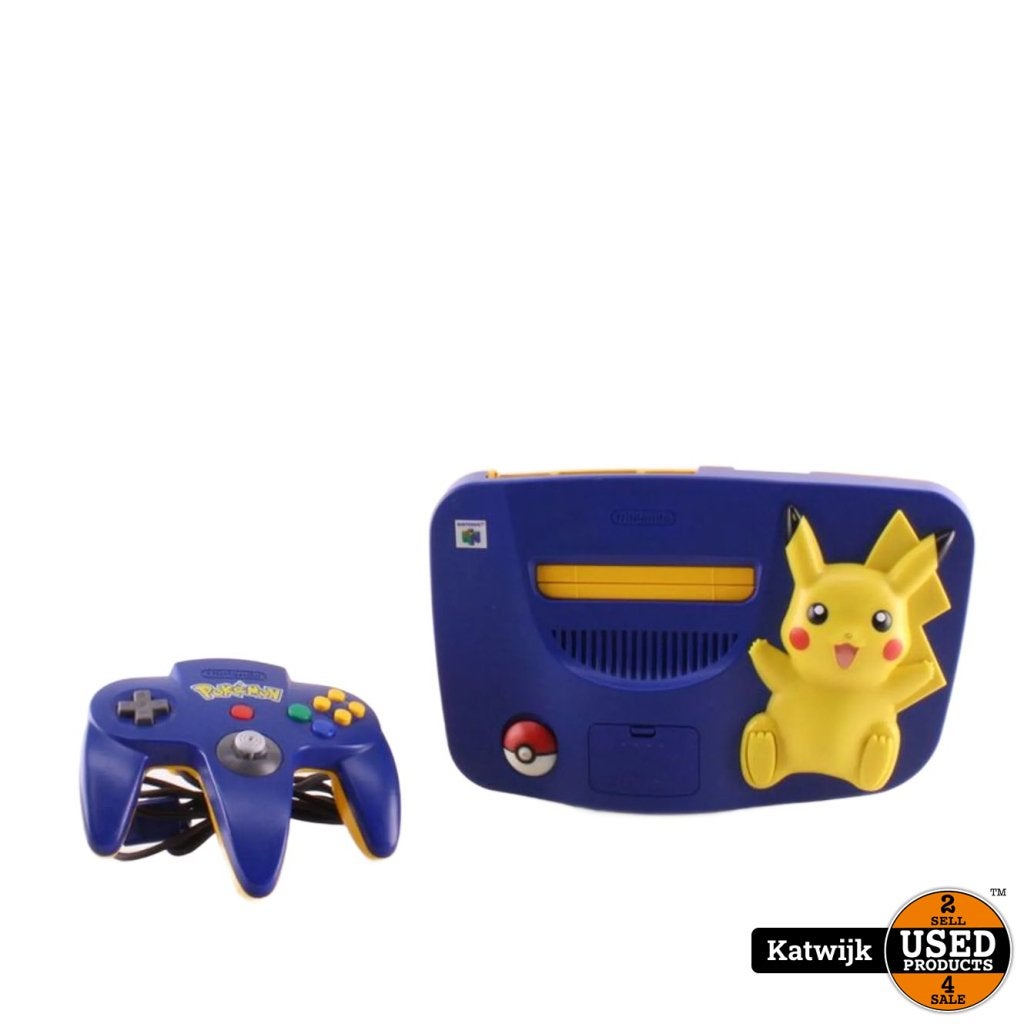 Nintendo 64 Pikachu Editie | Incl controller | A-grade, Spelcomputers en Games, Spelcomputers | Nintendo Switch, Nintendo, Zo goed als nieuw