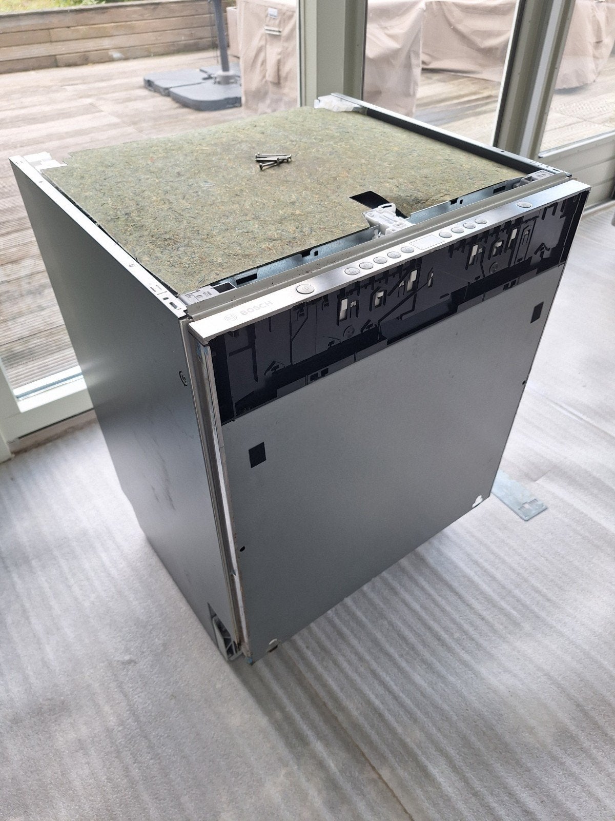 Bosch Bosch volledig geïntegreerde inbouwvaatwasser, Ophalen, Minder dan 85 cm, Minder dan 10 liter, Inbouw