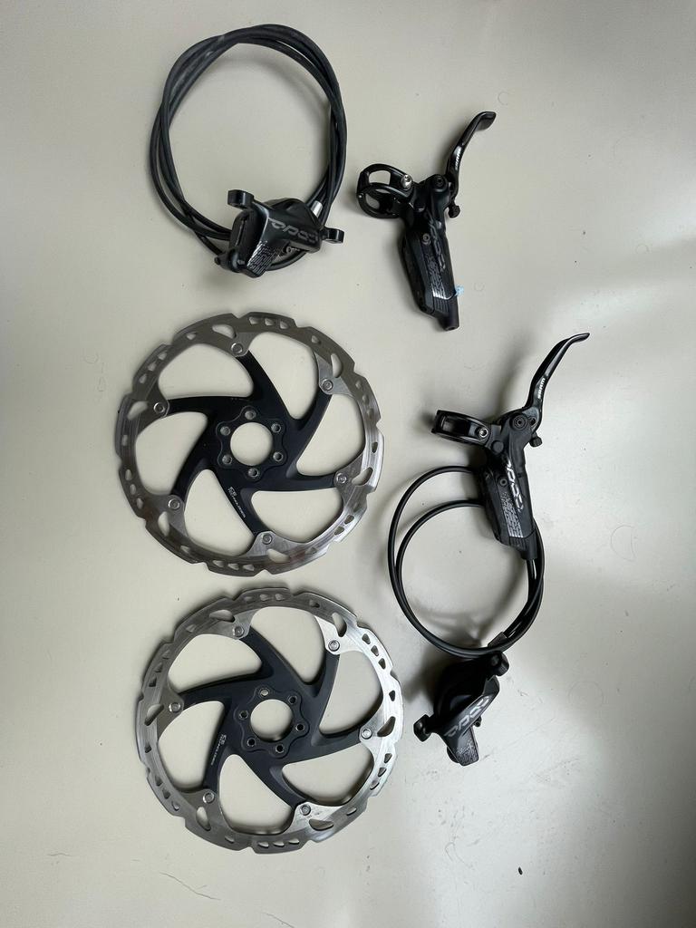 Sram Code disc brake set. 8”rotors, Ophalen of Verzenden, Zo goed als nieuw