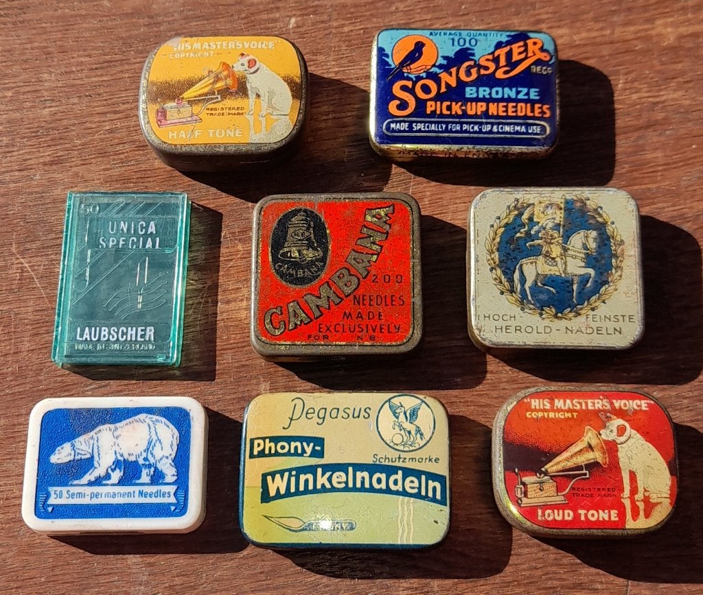 His Masters Voice e.a.  Naaldenblikjes  -  Naaldendoosjes, Verzamelen, Ophalen of Verzenden, Gebruikt, Overige