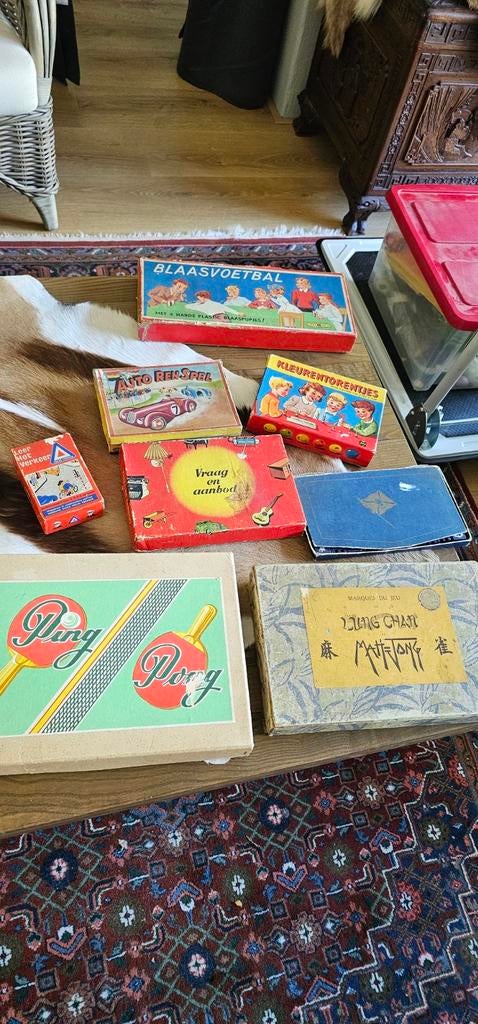 Meerdere oude spellen, Antiek en Kunst, Antiek | Speelgoed, Ophalen of Verzenden