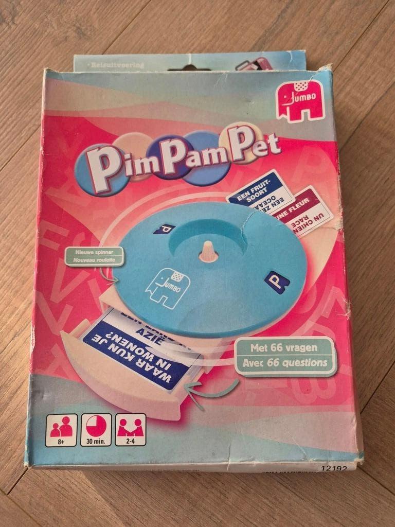 pim pam pet reiseditie, Hobby en Vrije tijd, Gezelschapsspellen | Bordspellen, Ophalen of Verzenden, Gebruikt, Reisspel
