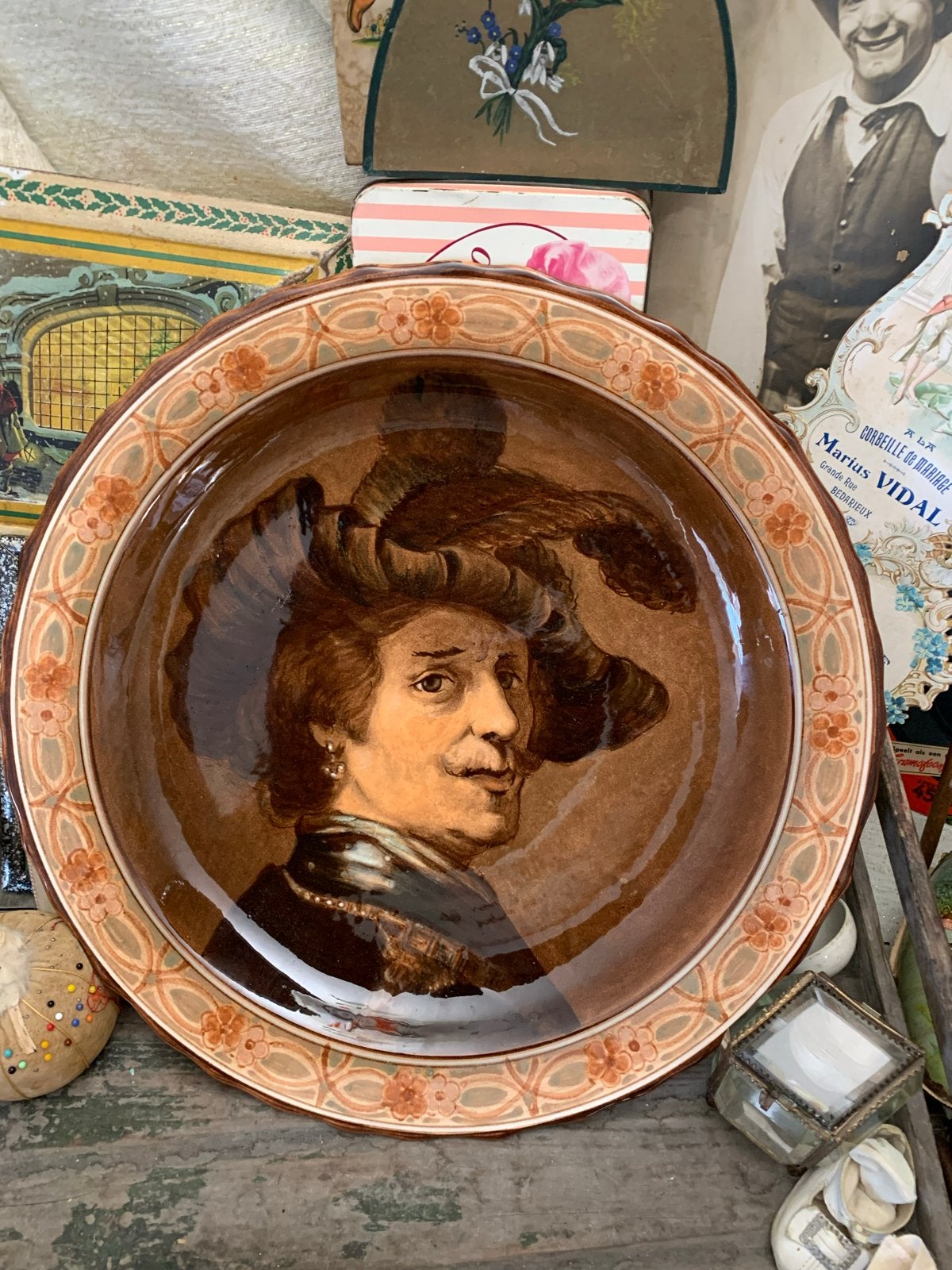Grote Rembrandt Schotel - Kon. Plazuid Gouda Holland, Ophalen of Verzenden