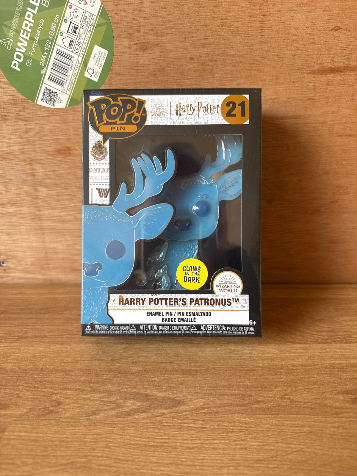 Funko Pop! Pin Harry Potter's Patronus - Glow in the Dark, Ophalen of Verzenden, Nieuw