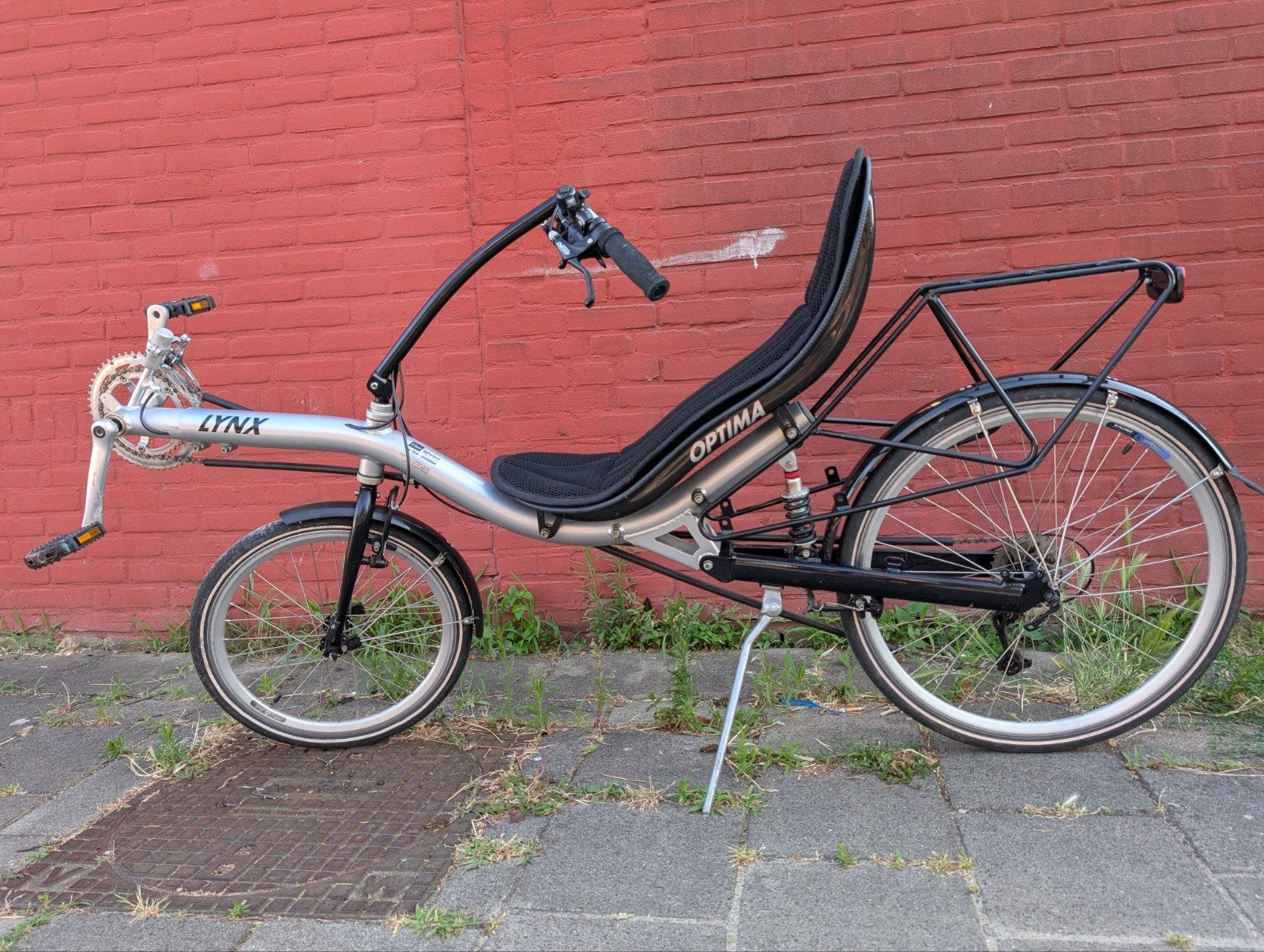 Oprima Lynx ligfiets met twee passende fietstassen, Ophalen, Overige merken