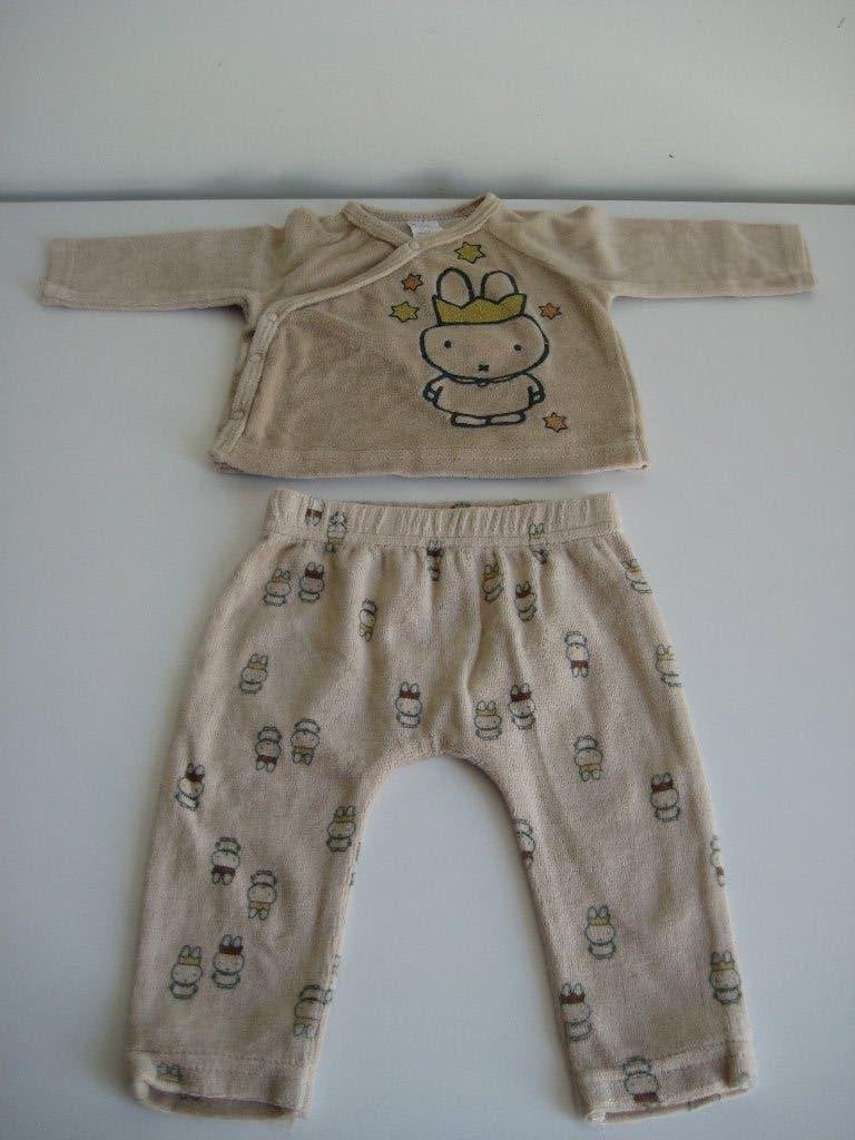 Trashcode nijntje outfit maat 56 beige velours broek+top, Trashcode, Jongetje of Meisje, Ophalen of Verzenden, Zo goed als nieuw