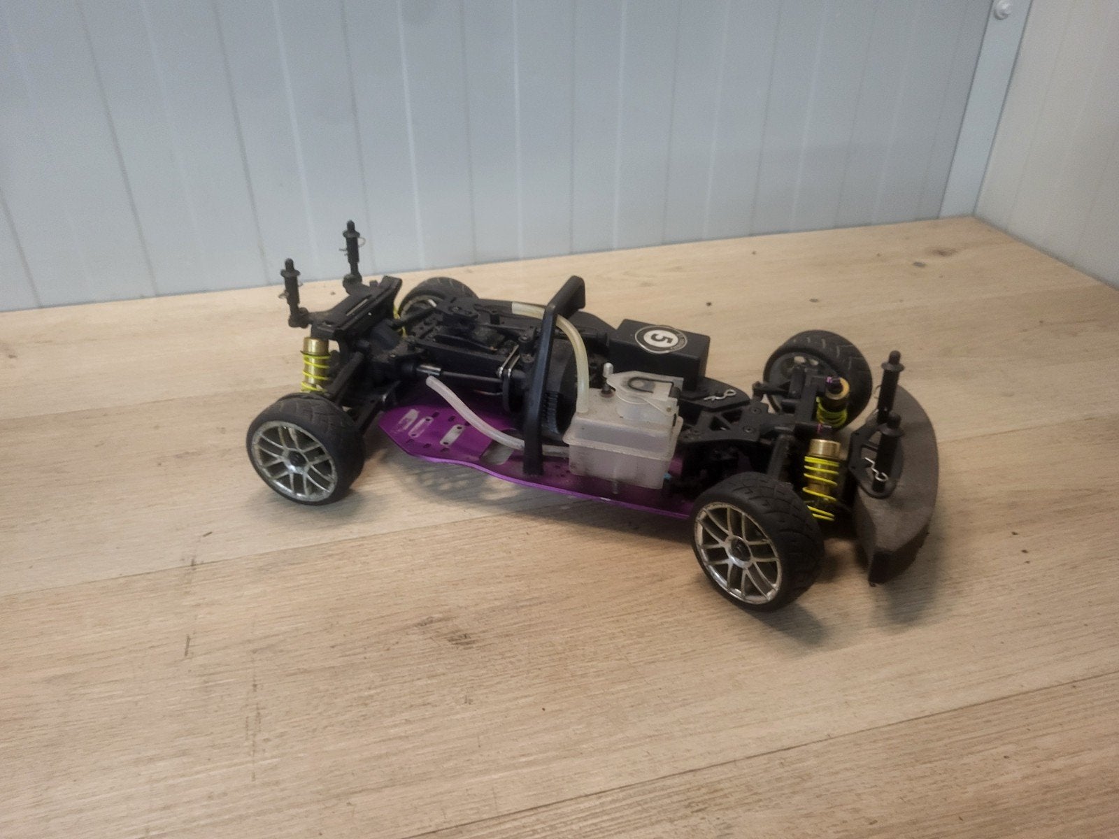 hpi rs4 2speed chassis 1/10, Ophalen of Verzenden, Gebruikt, Nitro, Auto onroad