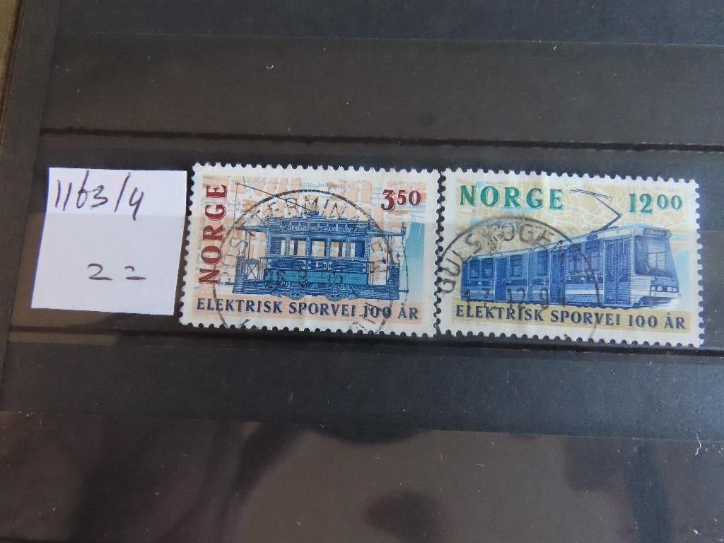 Noorwegen 1163/4, Ophalen of Verzenden, Noorwegen, Gestempeld