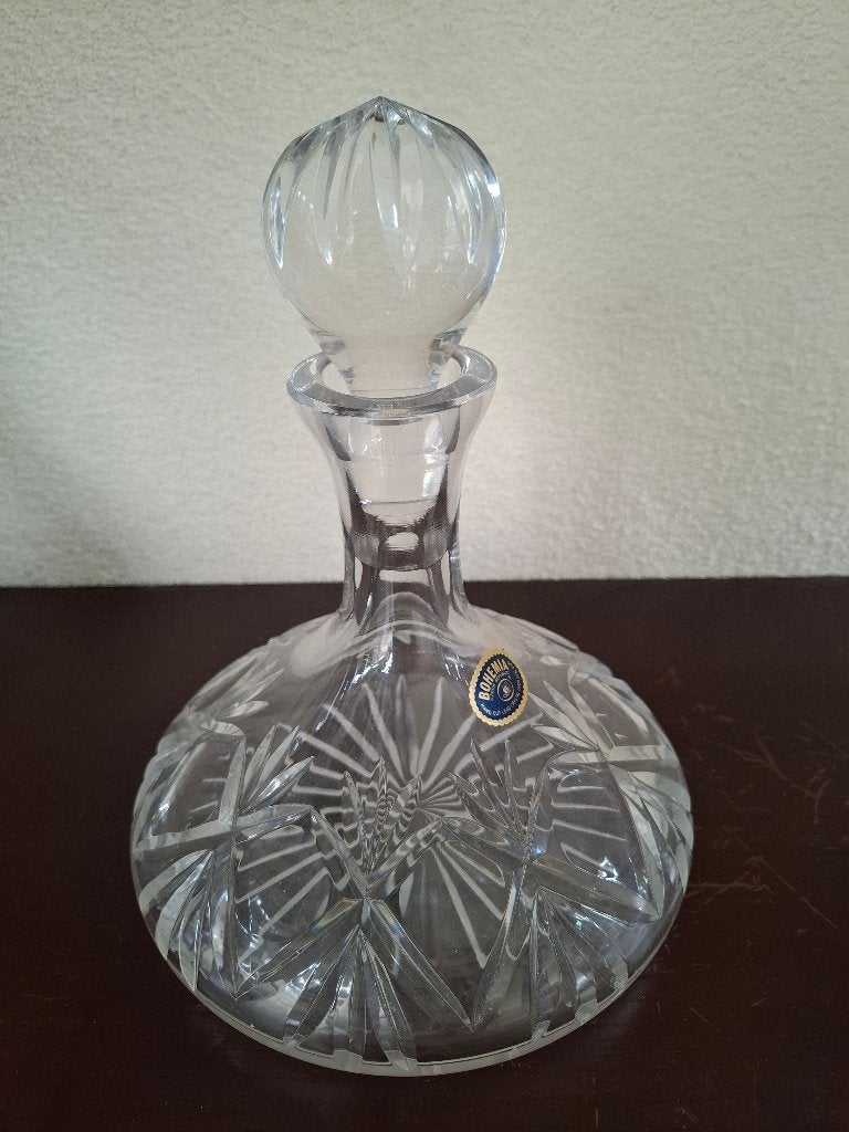 KARAF KRISTAL, BOHEMIA, Antiek en Kunst, Antiek | Glas en Kristal, Ophalen of Verzenden