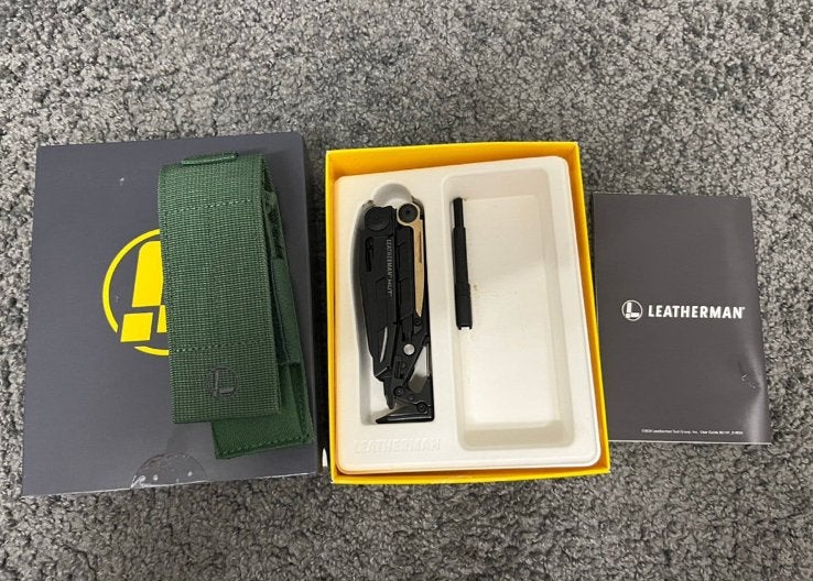 Leatherman Multitool Mut zwart, Ophalen of Verzenden, Nieuw, Multitool, Overige merken
