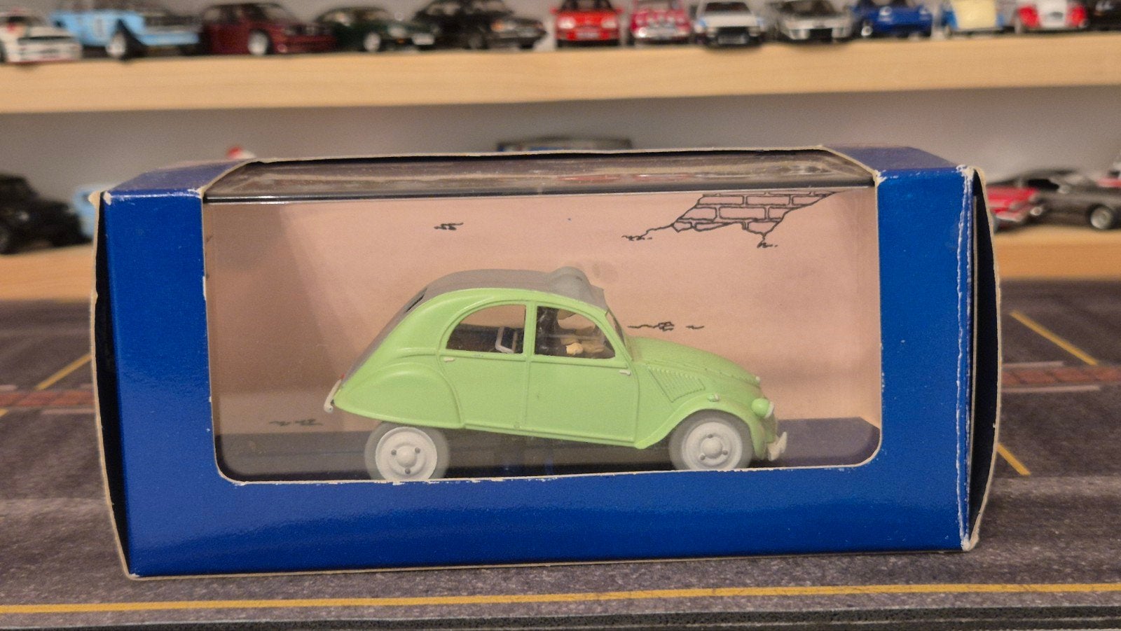 tintin Citroën 2CV orgineel Hergé in verpakking, Ophalen of Verzenden, Zo goed als nieuw, Auto, Overige merken