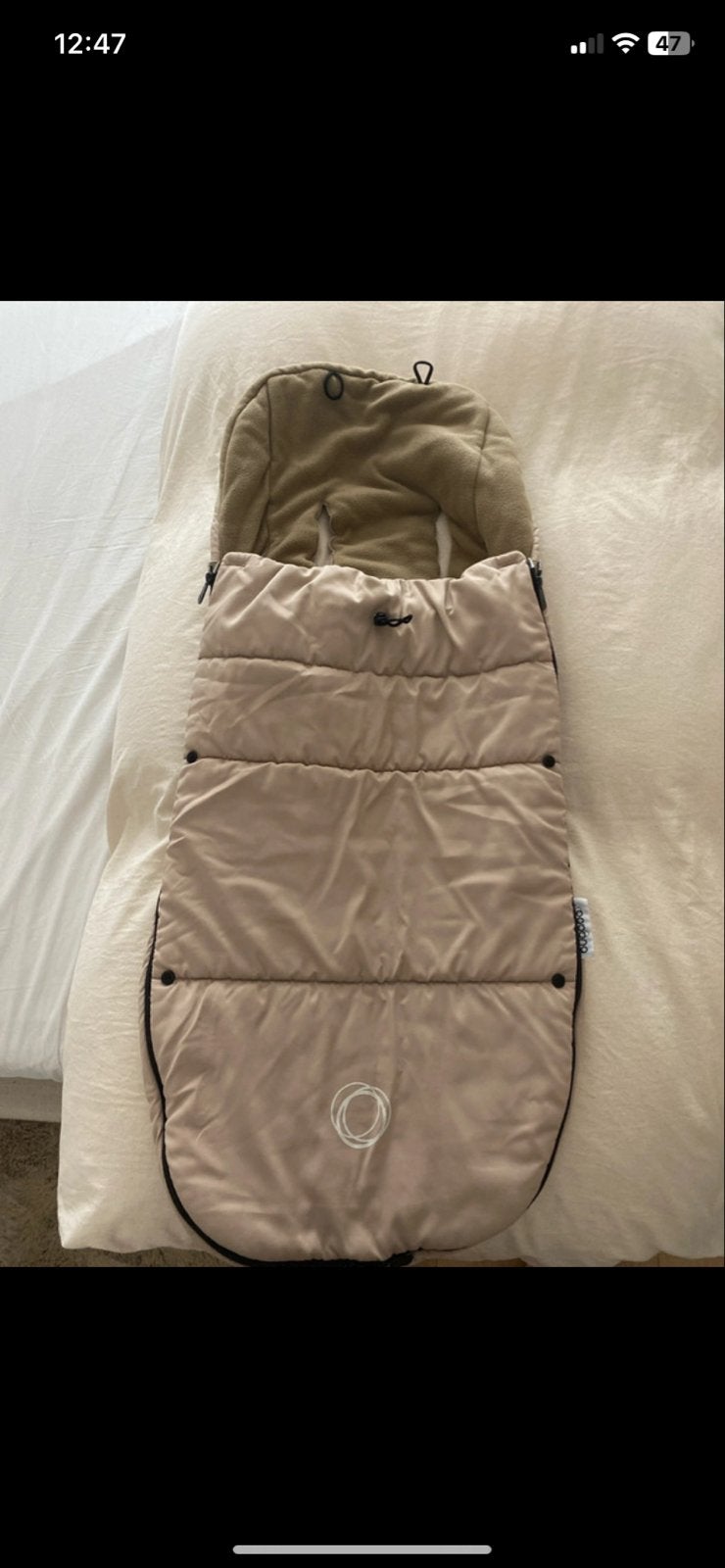 Bugaboo voetenzak - Beige, Ophalen of Verzenden, Zo goed als nieuw, Bugaboo
