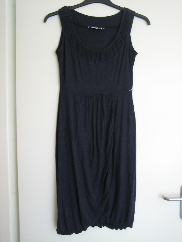 Nieuw speels nachtblauw jurkje/tuniek PEPPERZ 36-38 Snazzeys, Kleding | Dames, Maat 38/40 (M), Pepperz, Nieuw, Onder de knie