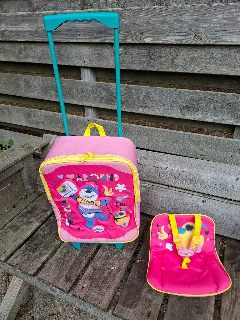 Baby born koffer trolley, Ophalen, Zo goed als nieuw, Overige typen