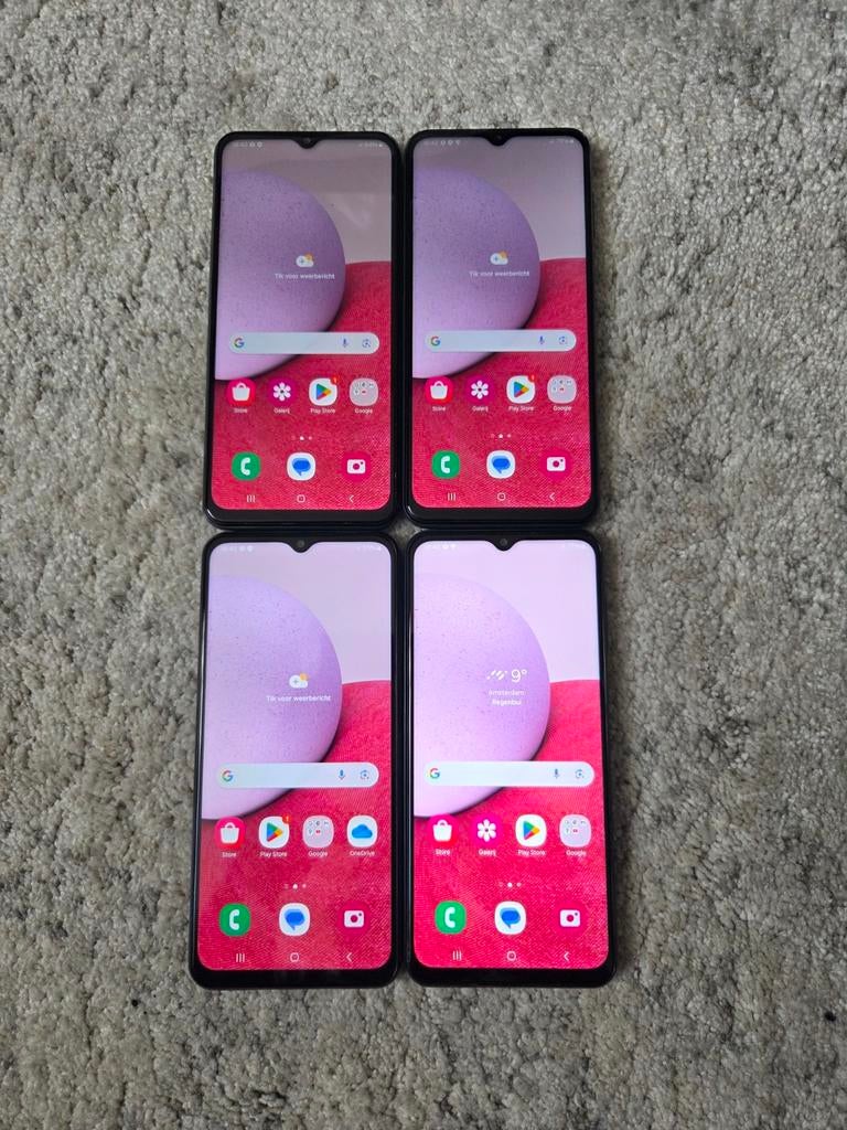 TE KOOP PARTIJ VAN 4 STUKS SAMSUNG A13 128GB, Telecommunicatie, Mobiele telefoons | Samsung, Zwart, Ophalen of Verzenden, Zo goed als nieuw