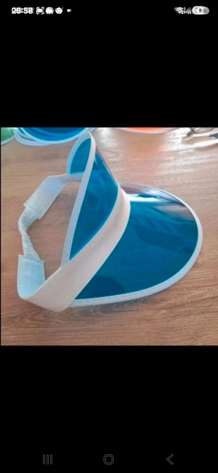 zonneklep disco 80"s 90's, Maat 38/40 (M), Carnaval, Verzenden, Nieuw