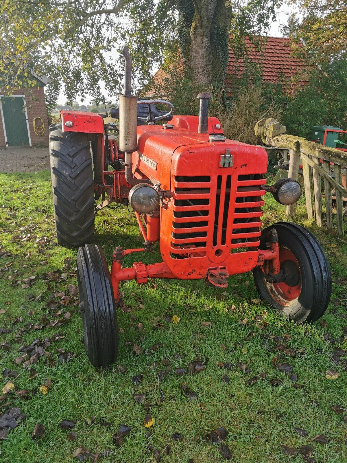 tractor Mc cormick, Ophalen