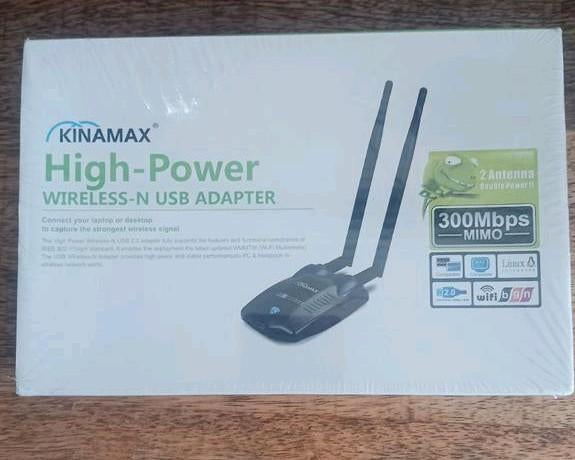 KINAMAX High-Power Wireless-N USB Adapter 300Mbps, KINAMAX Technology Co., Ltd., KINAMAX, Nieuw, Ophalen of Verzenden